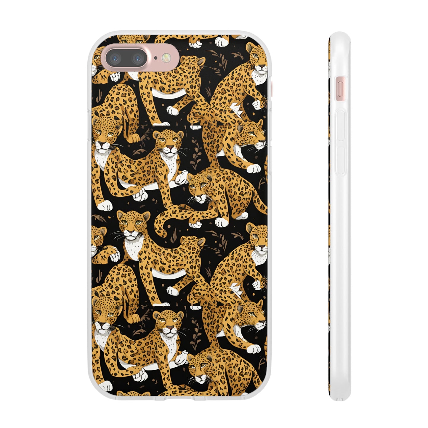 Leopard Phone Case, iPhone 15 14 13 , Samsung Galaxy Pixel Protective Case,Cat Lover Gift, Cat Lover Phone Case.Gift for Her, Gift for Mom