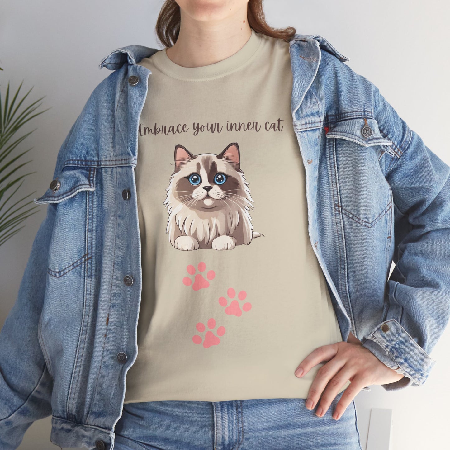 Ragdoll Cat T-Shirt Embrace Your Inner Cat Unisex Jersey Short Sleeve