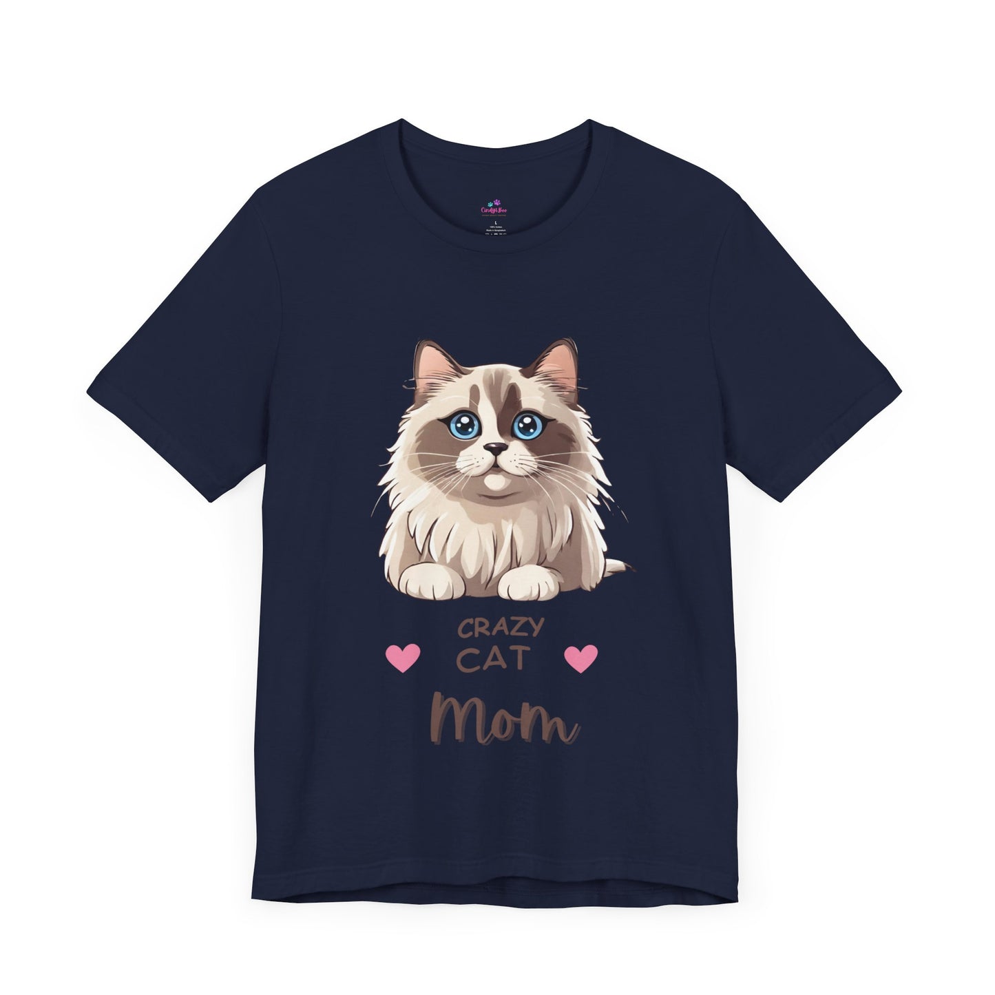 Crazy Cat Mom Ragdoll Unisex Jersey Short Sleeve Tee  Cat Funny Cat Love  Kitten Kids Tee Animal Lover Gift