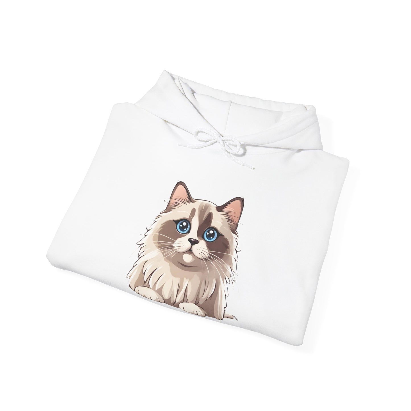 Cute Ragdoll Life is Meowtastic Unisex Heavy Blend™ Hooded Sweatshirt