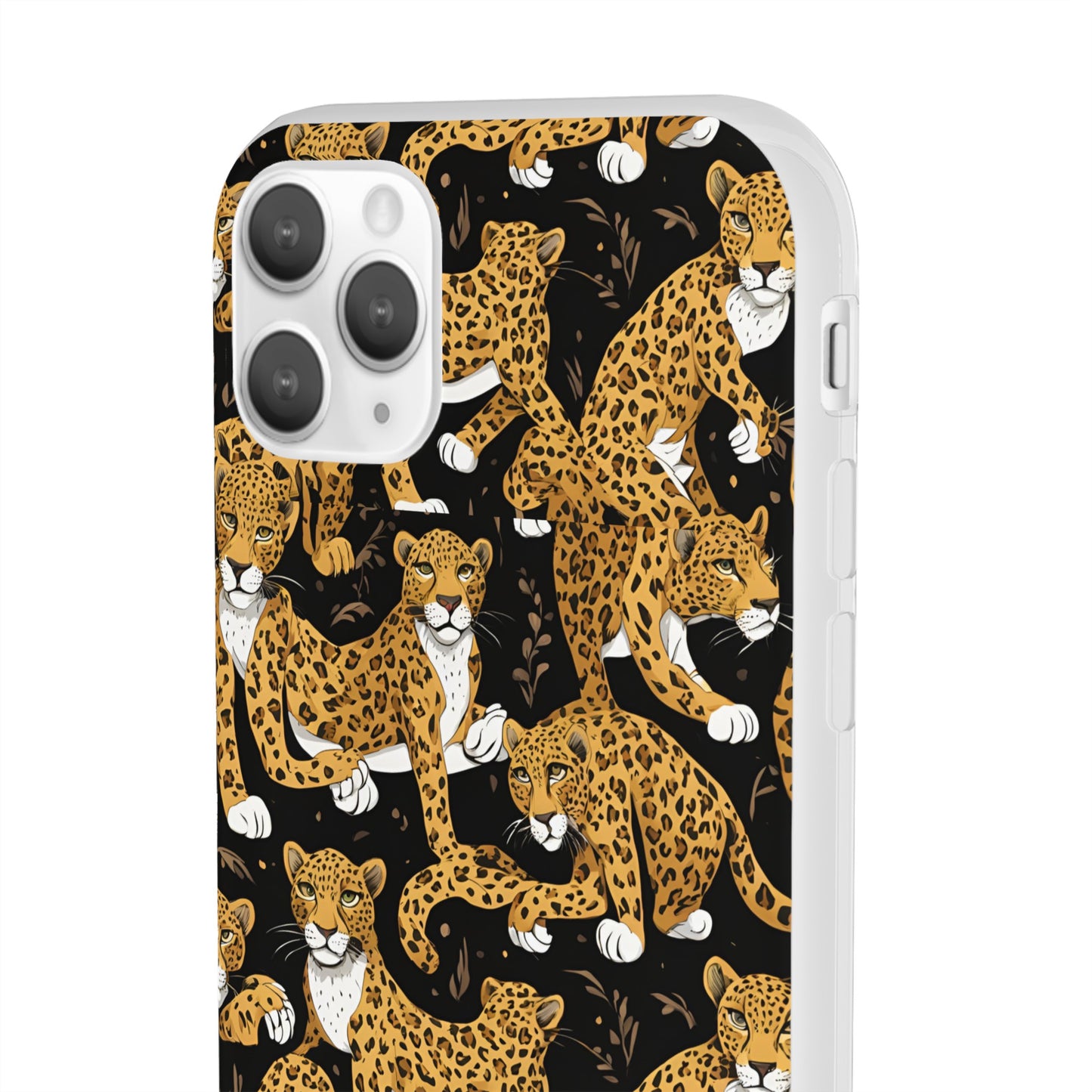 Leopard Phone Case, iPhone 15 14 13 , Samsung Galaxy Pixel Protective Case,Cat Lover Gift, Cat Lover Phone Case.Gift for Her, Gift for Mom