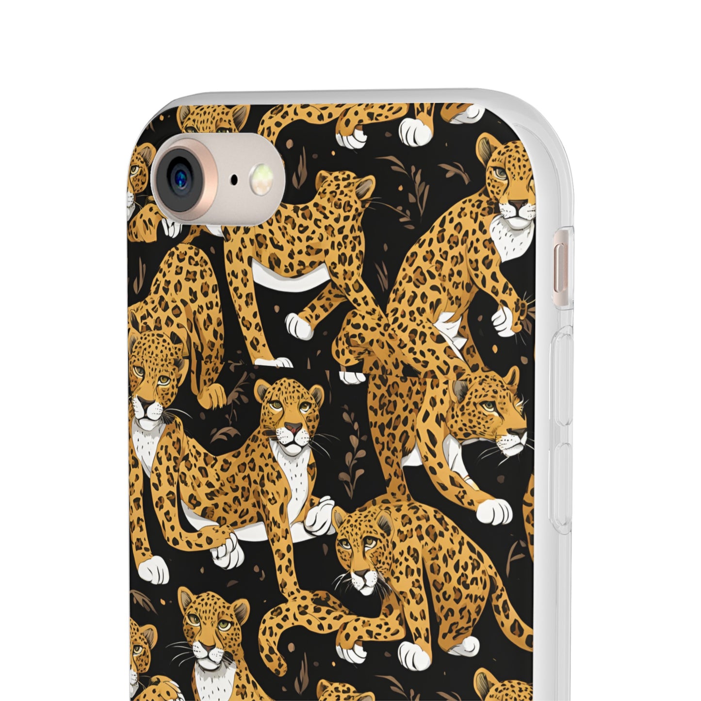 Leopard Phone Case, iPhone 15 14 13 , Samsung Galaxy Pixel Protective Case,Cat Lover Gift, Cat Lover Phone Case.Gift for Her, Gift for Mom