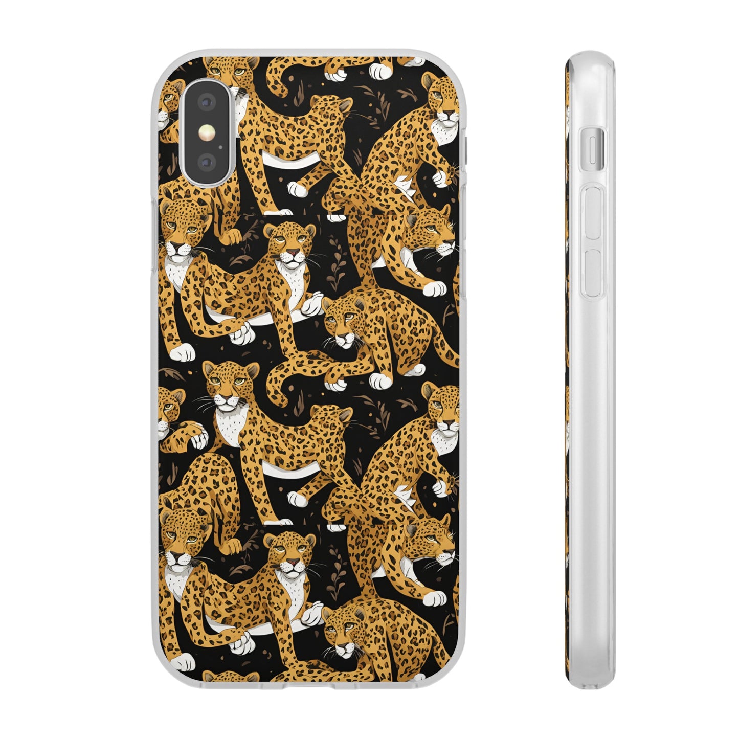 Leopard Phone Case, iPhone 15 14 13 , Samsung Galaxy Pixel Protective Case,Cat Lover Gift, Cat Lover Phone Case.Gift for Her, Gift for Mom