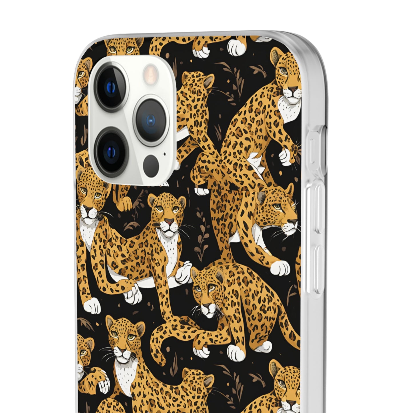 Leopard Phone Case, iPhone 15 14 13 , Samsung Galaxy Pixel Protective Case,Cat Lover Gift, Cat Lover Phone Case.Gift for Her, Gift for Mom