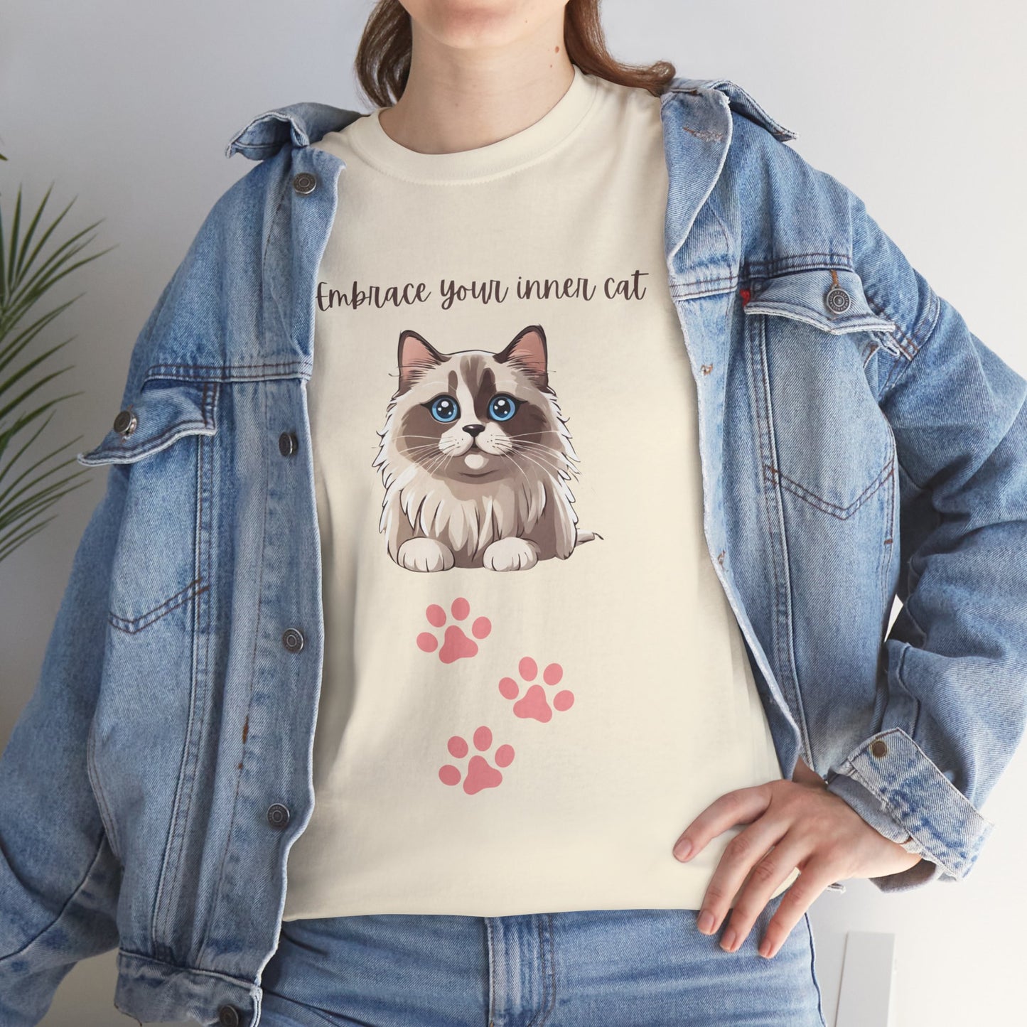 Ragdoll Cat T-Shirt Embrace Your Inner Cat Unisex Jersey Short Sleeve