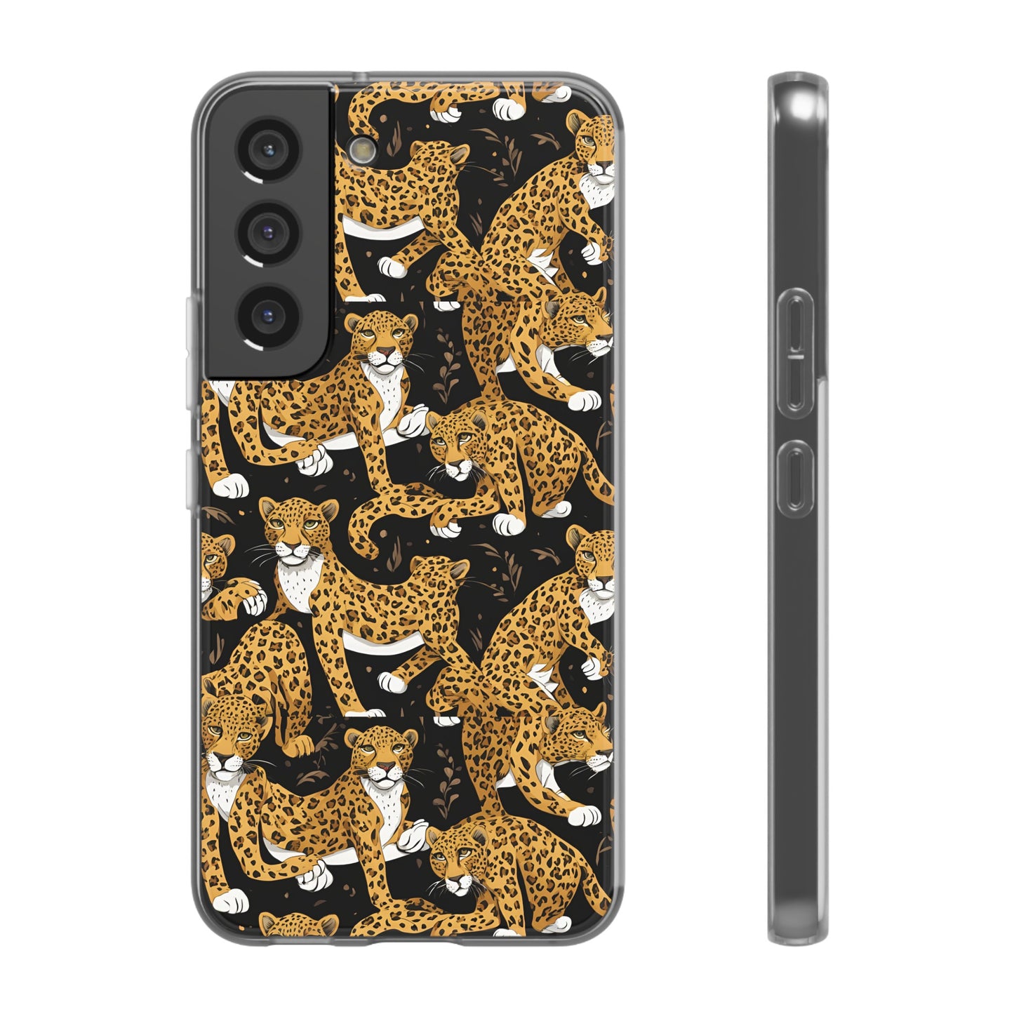 Leopard Phone Case, iPhone 15 14 13 , Samsung Galaxy Pixel Protective Case,Cat Lover Gift, Cat Lover Phone Case.Gift for Her, Gift for Mom