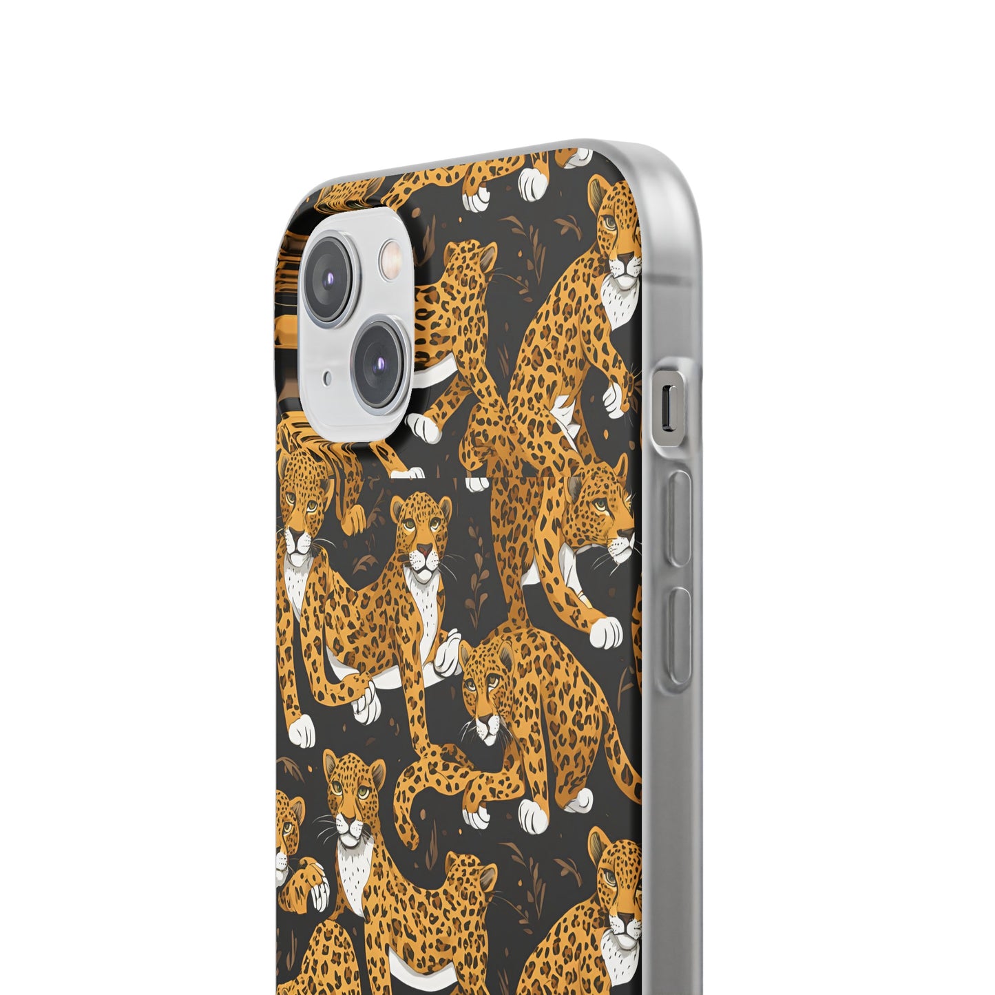 Leopard Phone Case, iPhone 15 14 13 , Samsung Galaxy Pixel Protective Case,Cat Lover Gift, Cat Lover Phone Case.Gift for Her, Gift for Mom