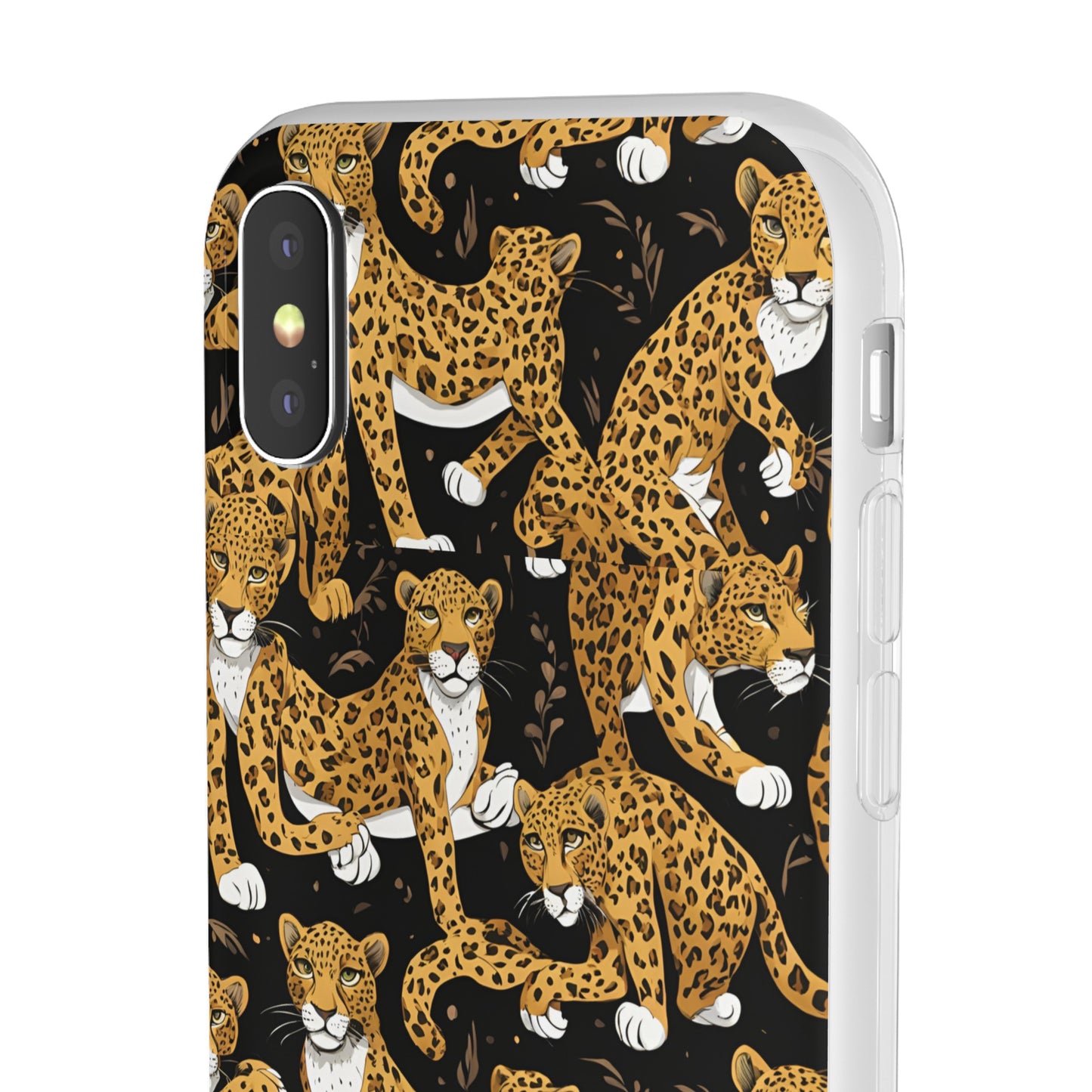 Leopard Phone Case, iPhone 15 14 13 , Samsung Galaxy Pixel Protective Case,Cat Lover Gift, Cat Lover Phone Case.Gift for Her, Gift for Mom