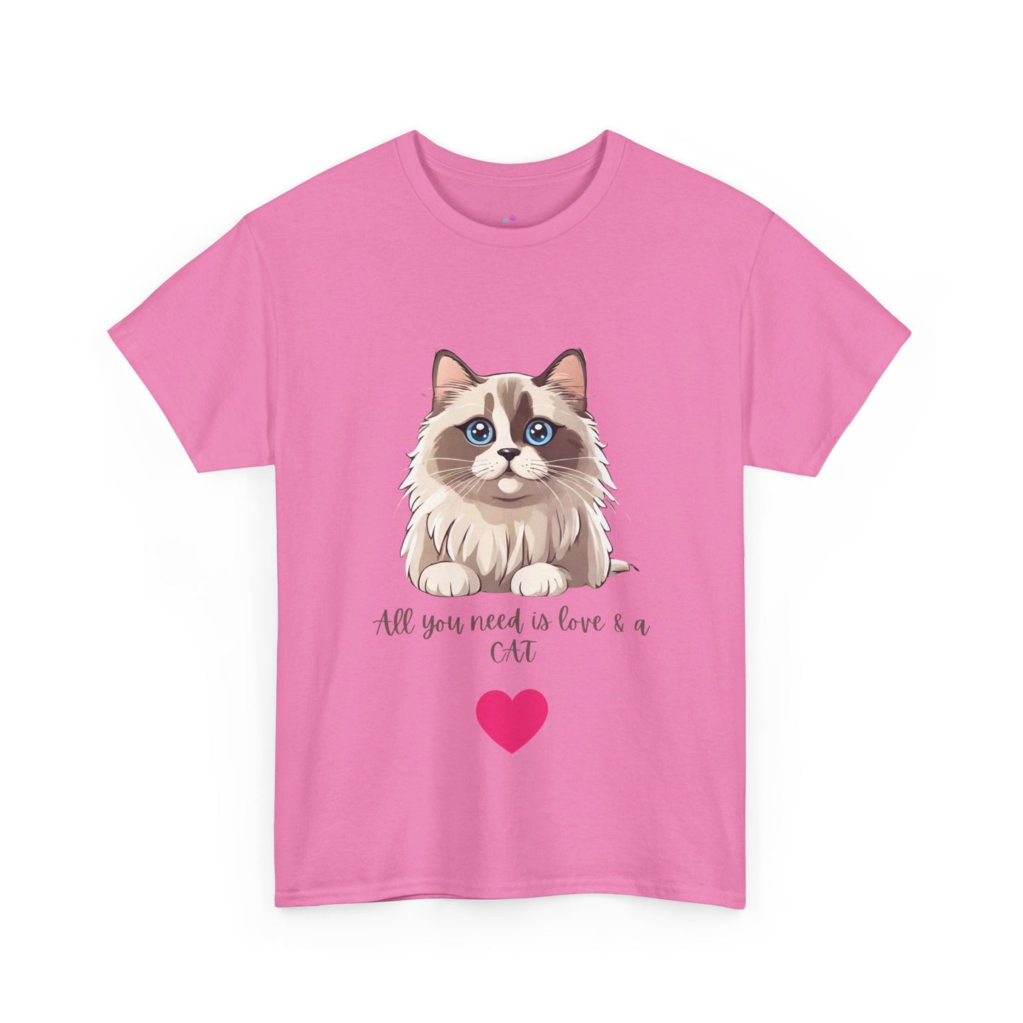 All You Need is Love and a Cat Ragdoll Unisex Jersey Short Sleeve Tee