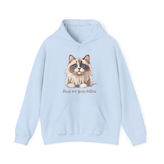 Women's Hoodie  Ragdoll Show me Your Kitties Unisex Heavy Blend™ Hooded Sweatshirt