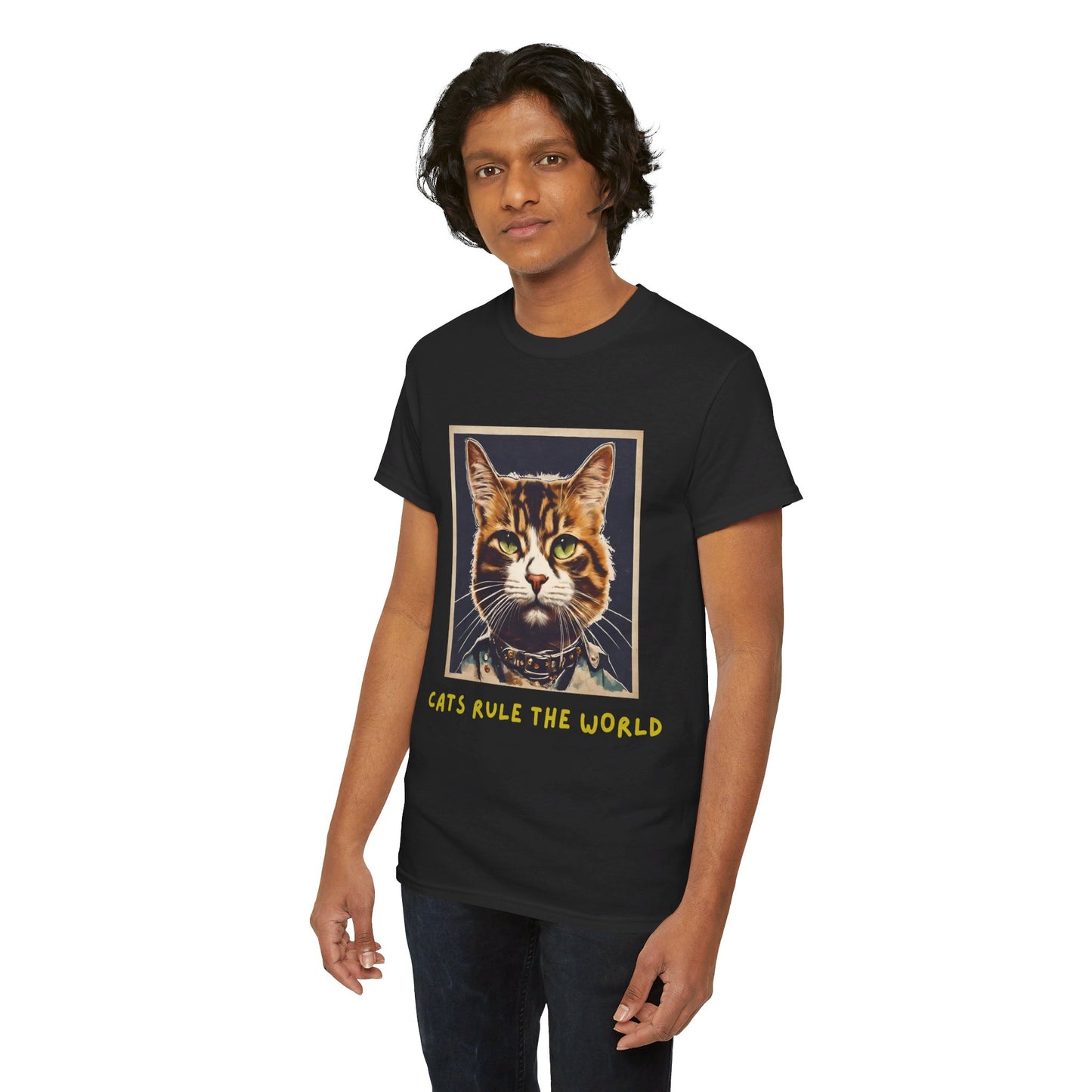 Cats Rule the World Unisex Jersey Short Sleeve Tee