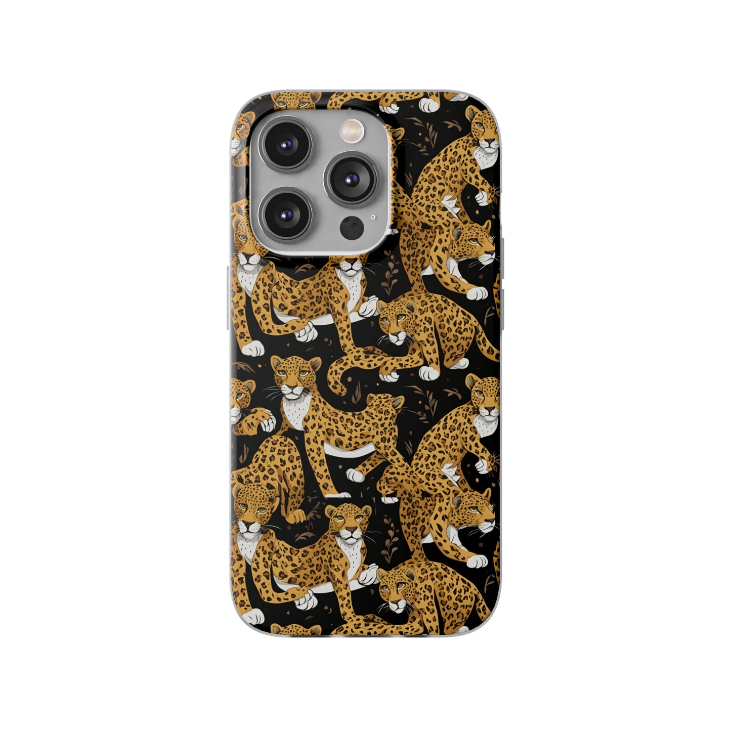 Leopard Phone Case, iPhone 15 14 13 , Samsung Galaxy Pixel Protective Case,Cat Lover Gift, Cat Lover Phone Case.Gift for Her, Gift for Mom