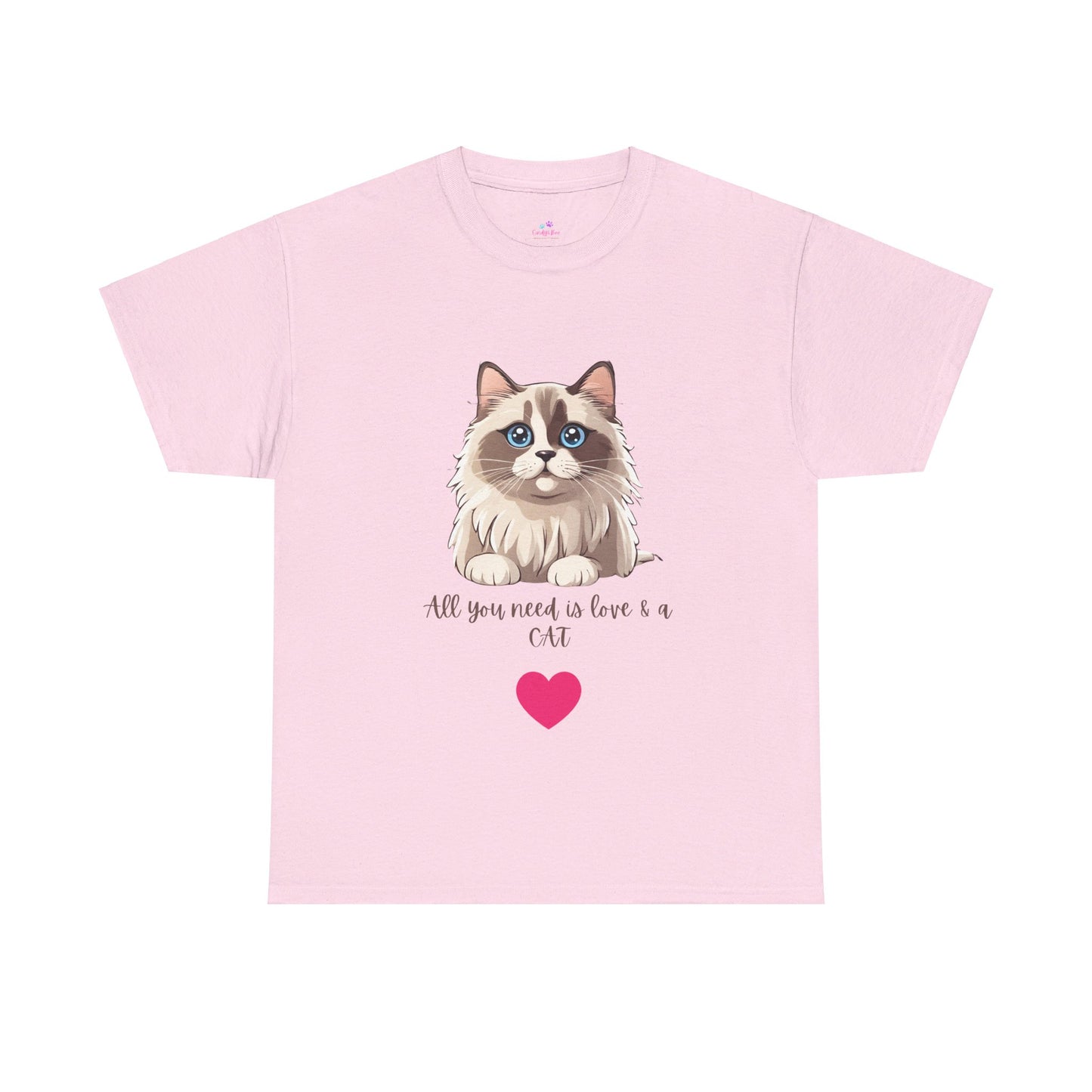 All You Need is Love and a Cat Ragdoll Unisex Jersey Short Sleeve Tee