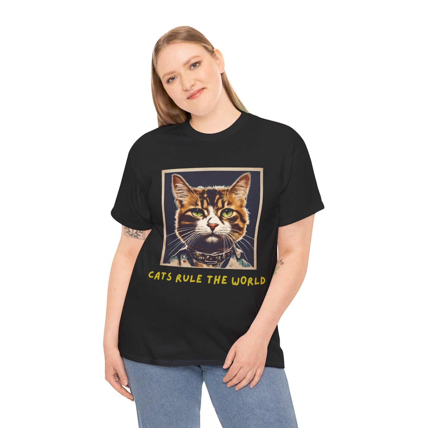 Cats Rule the World Unisex Jersey Short Sleeve Tee