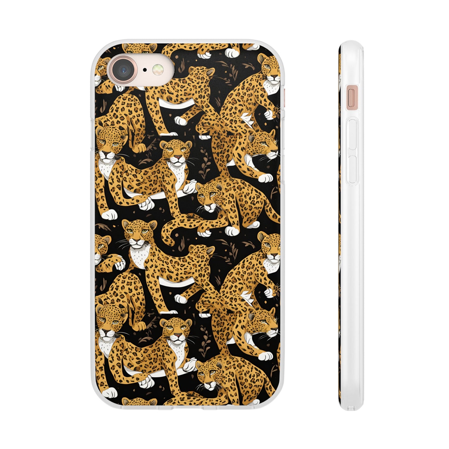 Leopard Phone Case, iPhone 15 14 13 , Samsung Galaxy Pixel Protective Case,Cat Lover Gift, Cat Lover Phone Case.Gift for Her, Gift for Mom