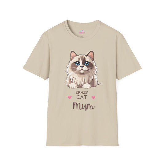 Crazy Cat Mum T-Shirt