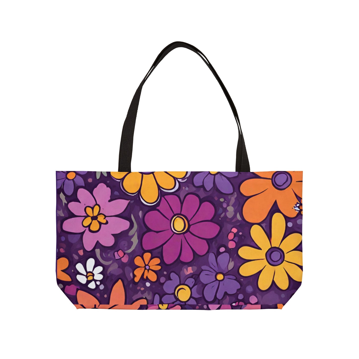 Pretty Floral Weekender / Beach Tote Bag