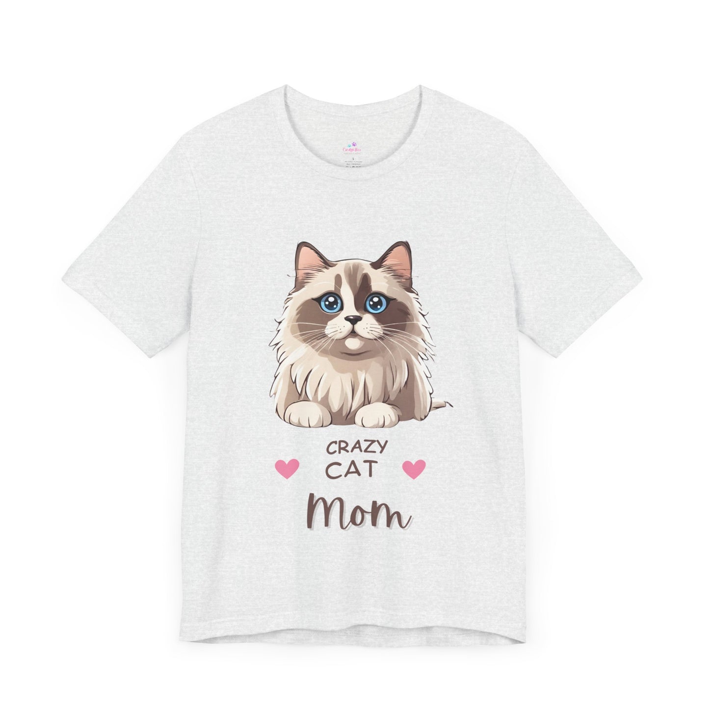 Crazy Cat Mom Ragdoll Unisex Jersey Short Sleeve Tee  Cat Funny Cat Love  Kitten Kids Tee Animal Lover Gift