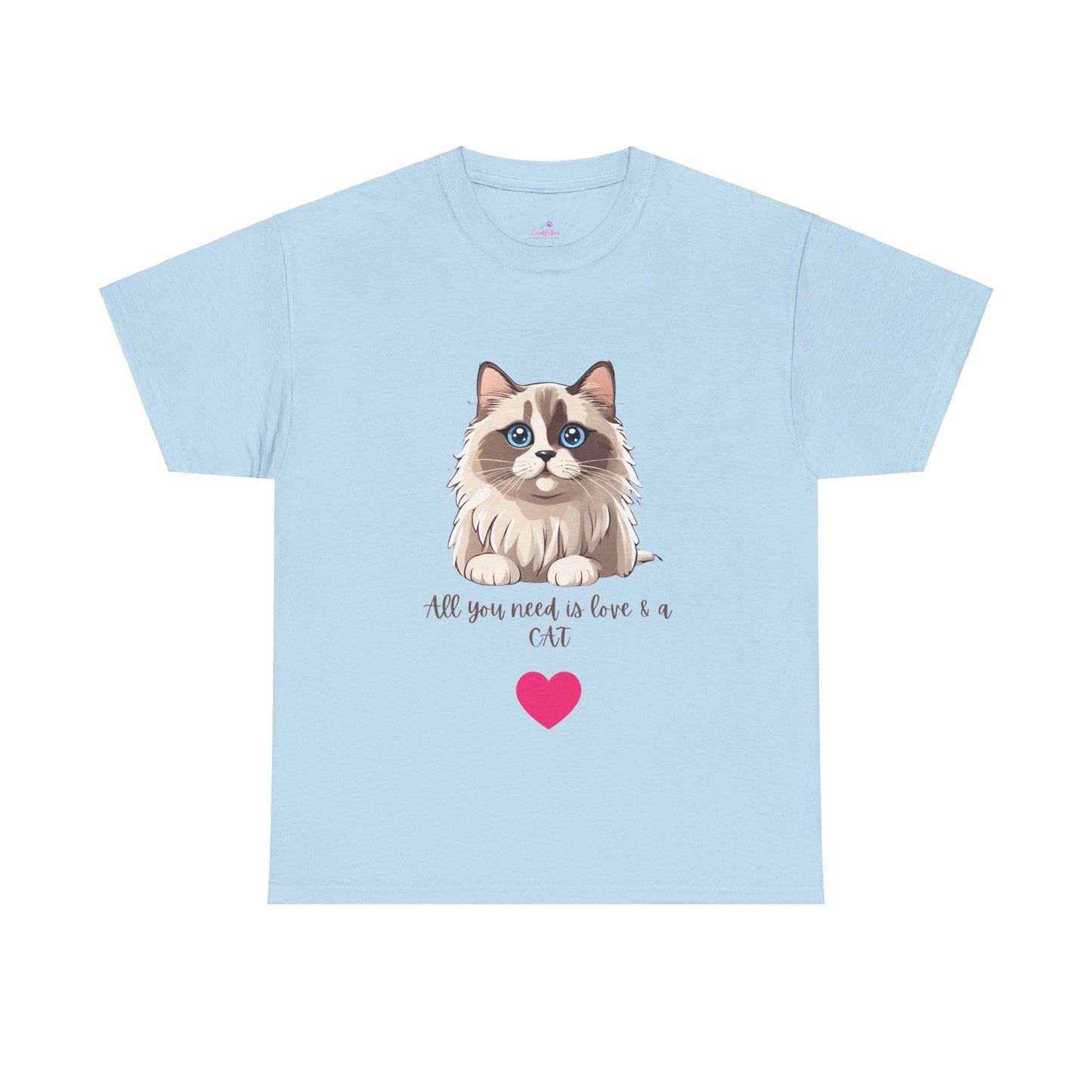 All You Need is Love and a Cat Ragdoll Unisex Jersey Short Sleeve Tee