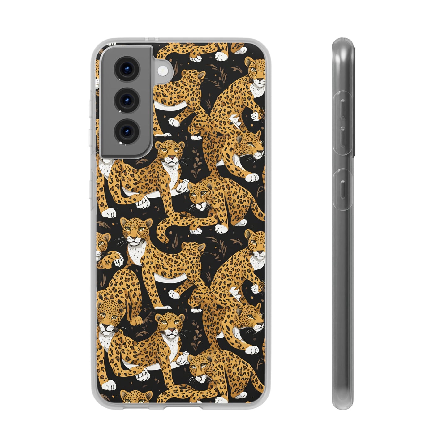 Leopard Phone Case, iPhone 15 14 13 , Samsung Galaxy Pixel Protective Case,Cat Lover Gift, Cat Lover Phone Case.Gift for Her, Gift for Mom