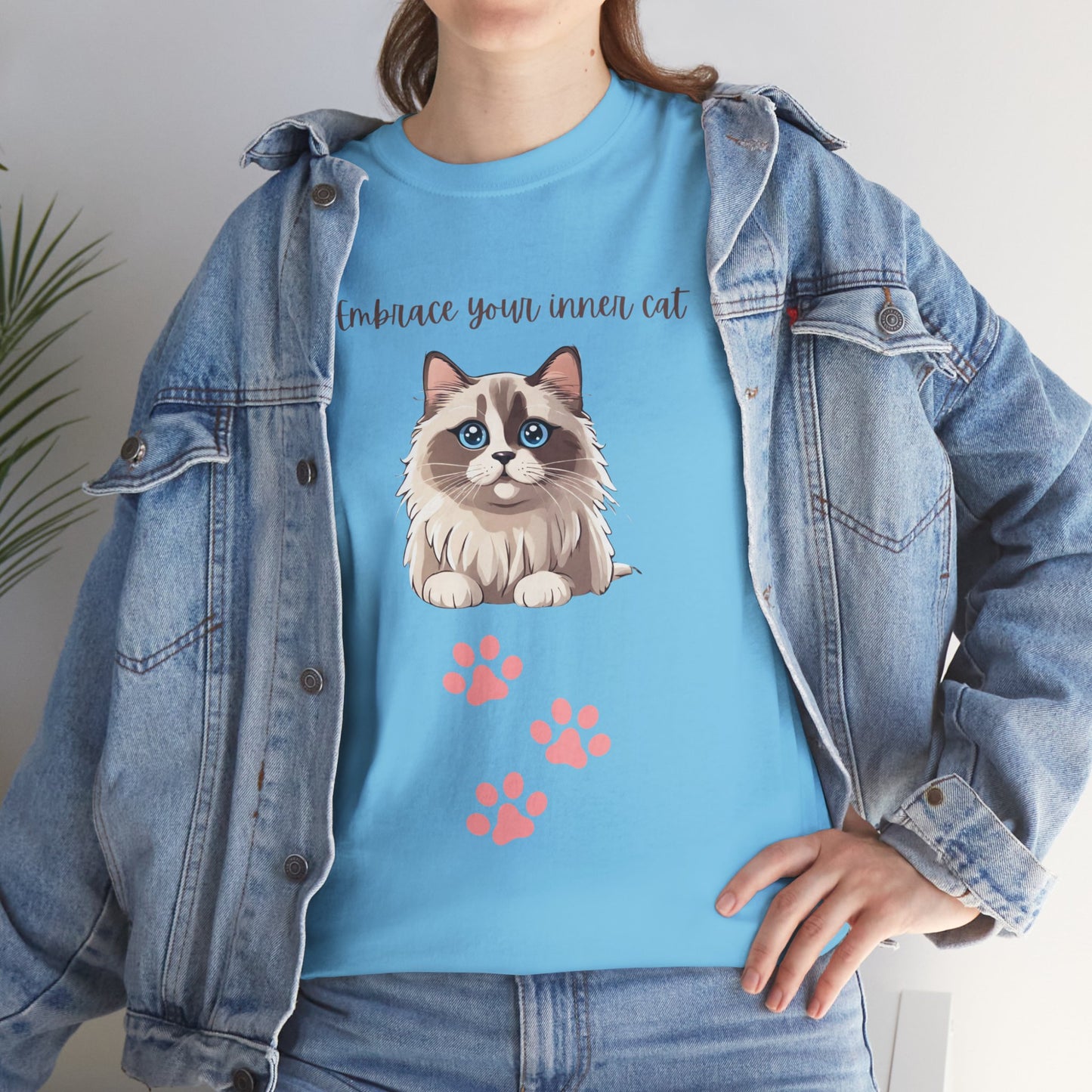 Ragdoll Cat T-Shirt Embrace Your Inner Cat Unisex Jersey Short Sleeve