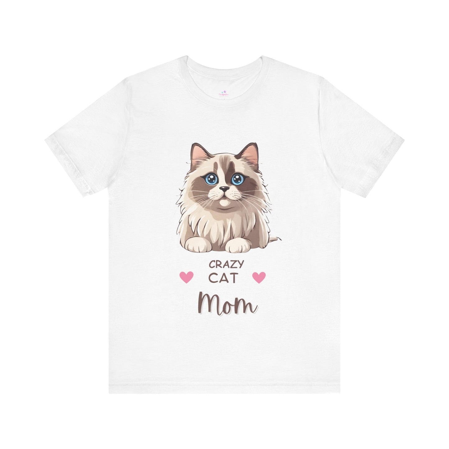 Crazy Cat Mom Ragdoll Unisex Jersey Short Sleeve Tee  Cat Funny Cat Love  Kitten Kids Tee Animal Lover Gift