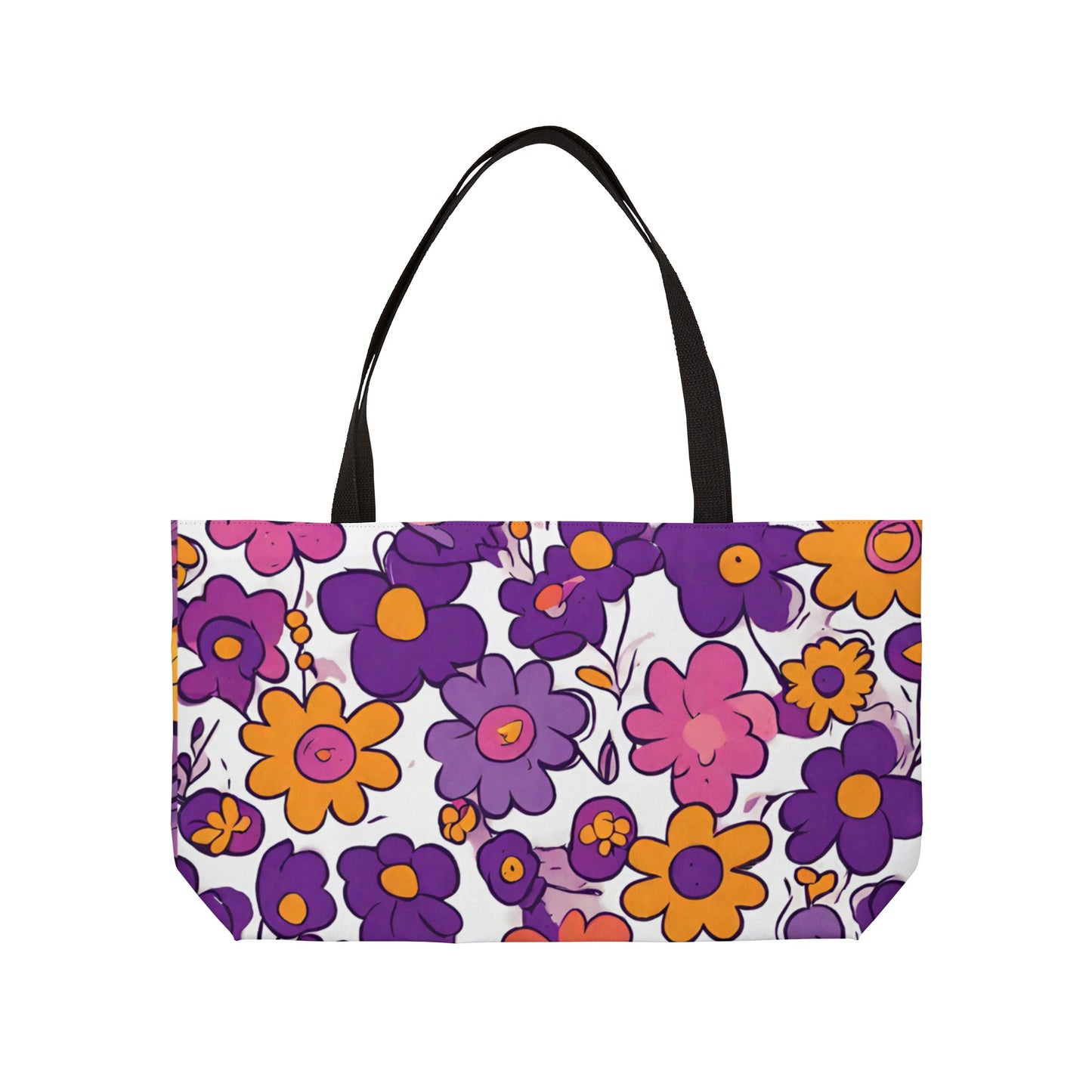 Pretty Floral Weekender /Beach Tote Bag