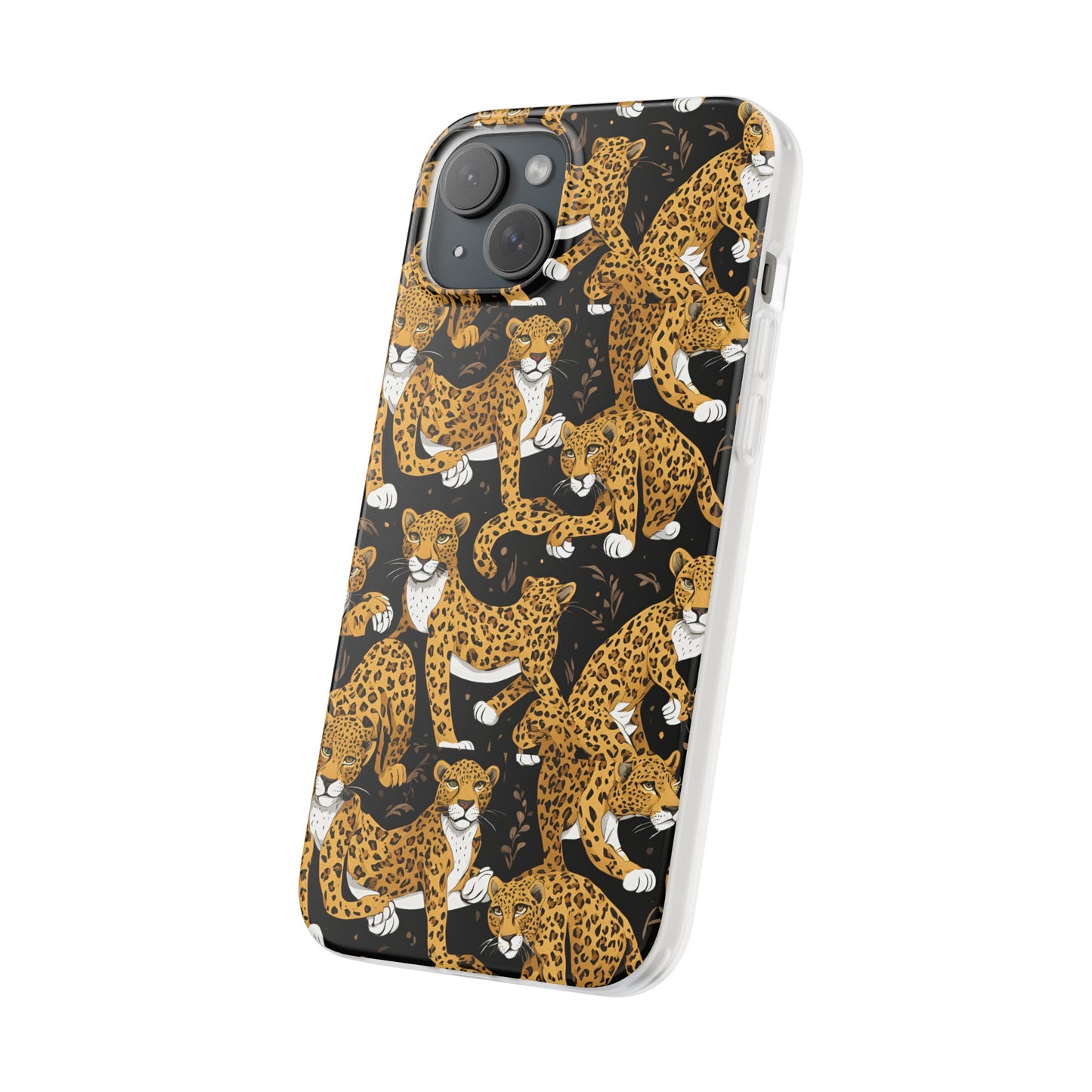 Leopard Phone Case, iPhone 15 14 13 , Samsung Galaxy Pixel Protective Case,Cat Lover Gift, Cat Lover Phone Case.Gift for Her, Gift for Mom