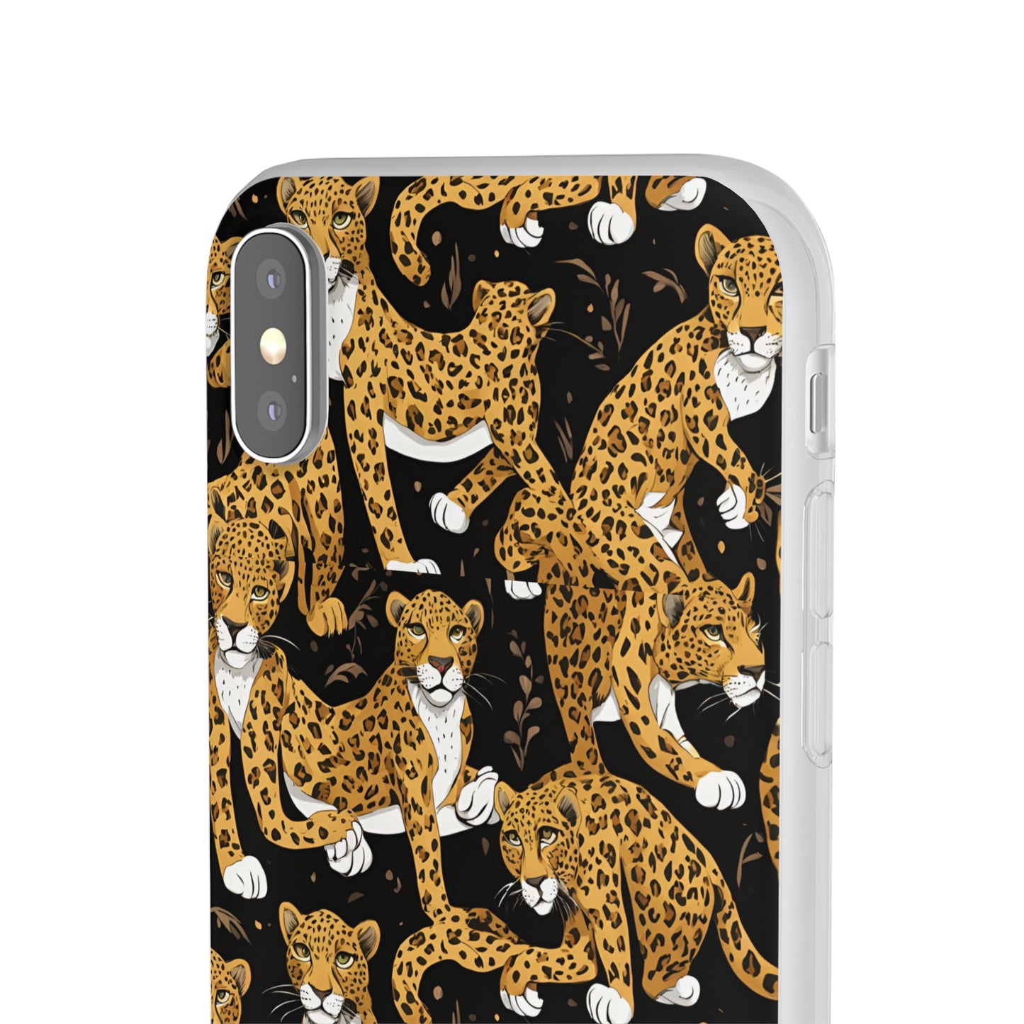 Leopard Phone Case, iPhone 15 14 13 , Samsung Galaxy Pixel Protective Case,Cat Lover Gift, Cat Lover Phone Case.Gift for Her, Gift for Mom