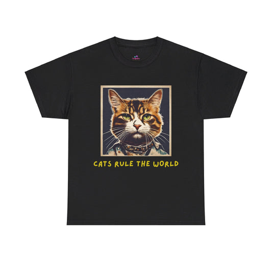 Cats Rule the World Unisex Jersey Short Sleeve Tee