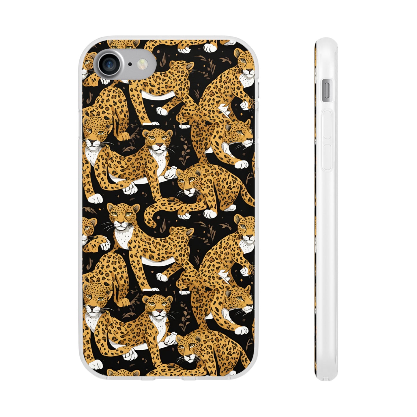 Leopard Phone Case, iPhone 15 14 13 , Samsung Galaxy Pixel Protective Case,Cat Lover Gift, Cat Lover Phone Case.Gift for Her, Gift for Mom