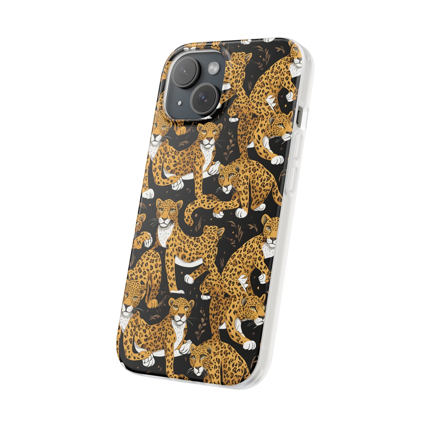 Leopard Phone Case, iPhone 15 14 13 , Samsung Galaxy Pixel Protective Case,Cat Lover Gift, Cat Lover Phone Case.Gift for Her, Gift for Mom