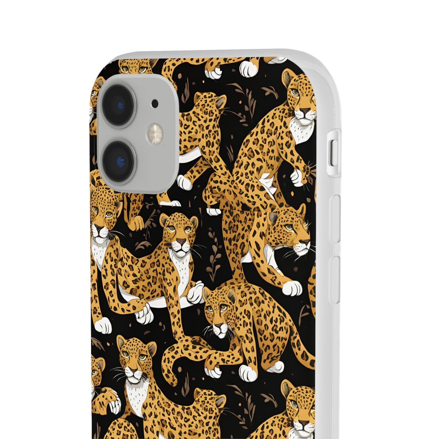 Leopard Phone Case, iPhone 15 14 13 , Samsung Galaxy Pixel Protective Case,Cat Lover Gift, Cat Lover Phone Case.Gift for Her, Gift for Mom