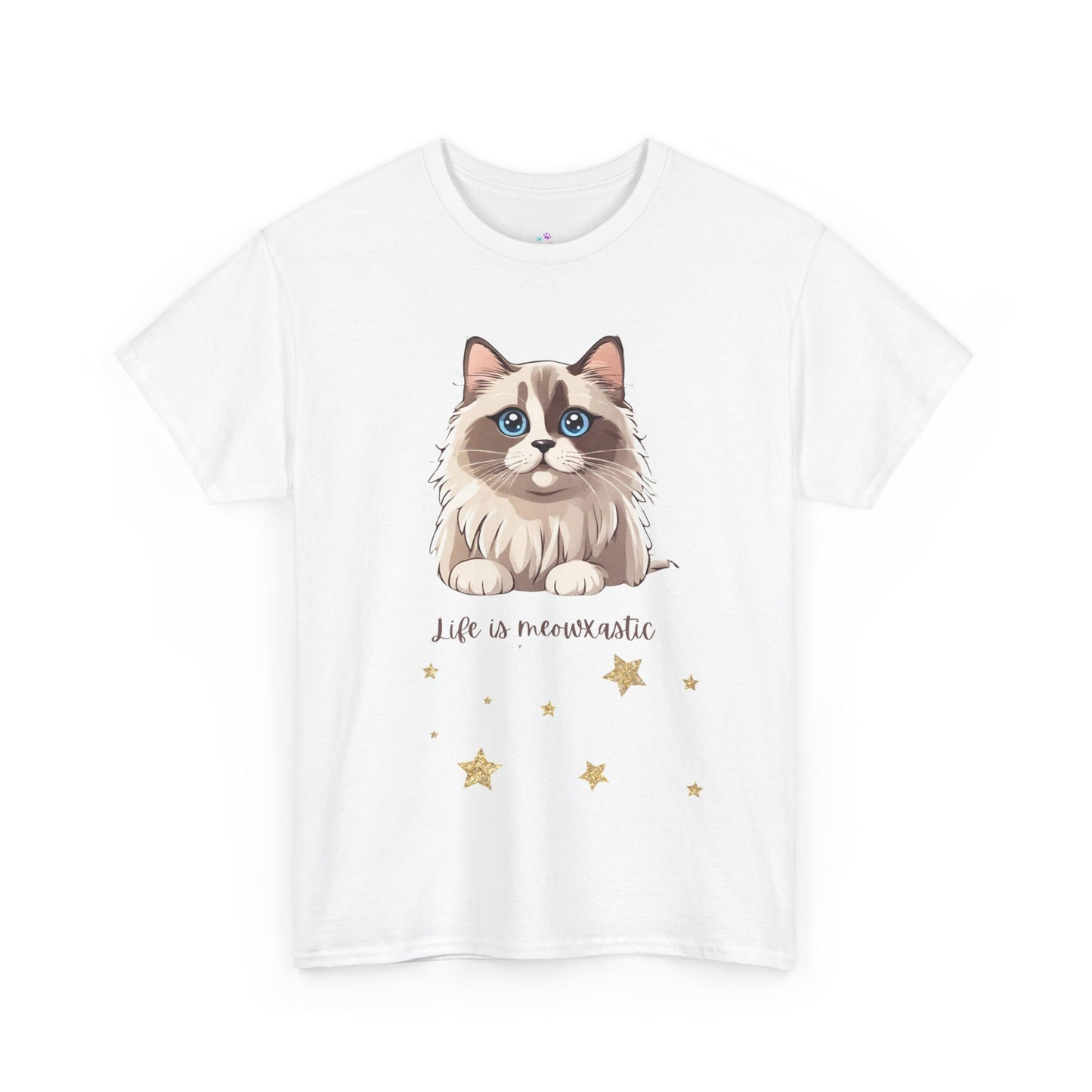 Cat T-Shirt Life is Meowtastic Unisex Jersey Short Sleeve Tee