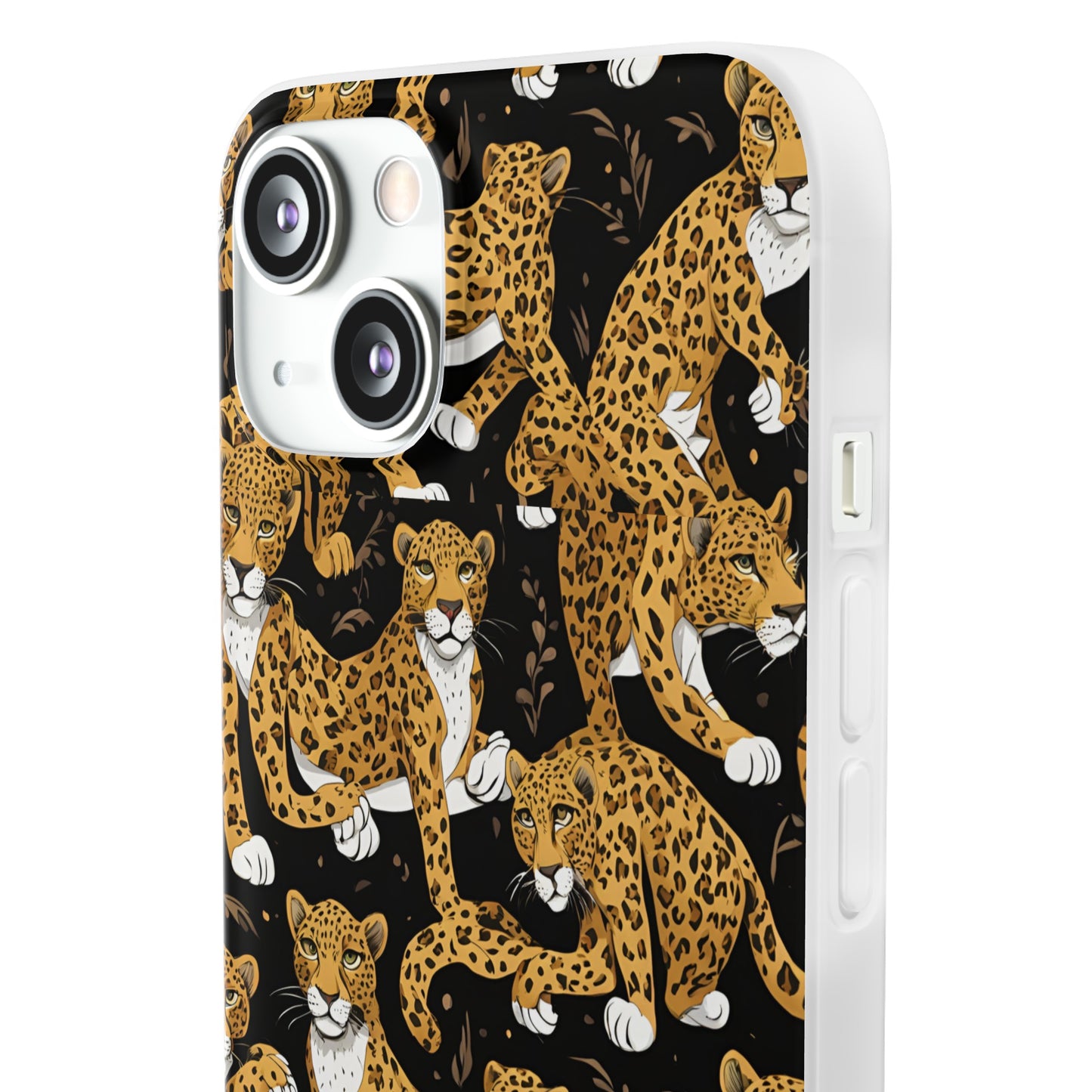 Leopard Phone Case, iPhone 15 14 13 , Samsung Galaxy Pixel Protective Case,Cat Lover Gift, Cat Lover Phone Case.Gift for Her, Gift for Mom