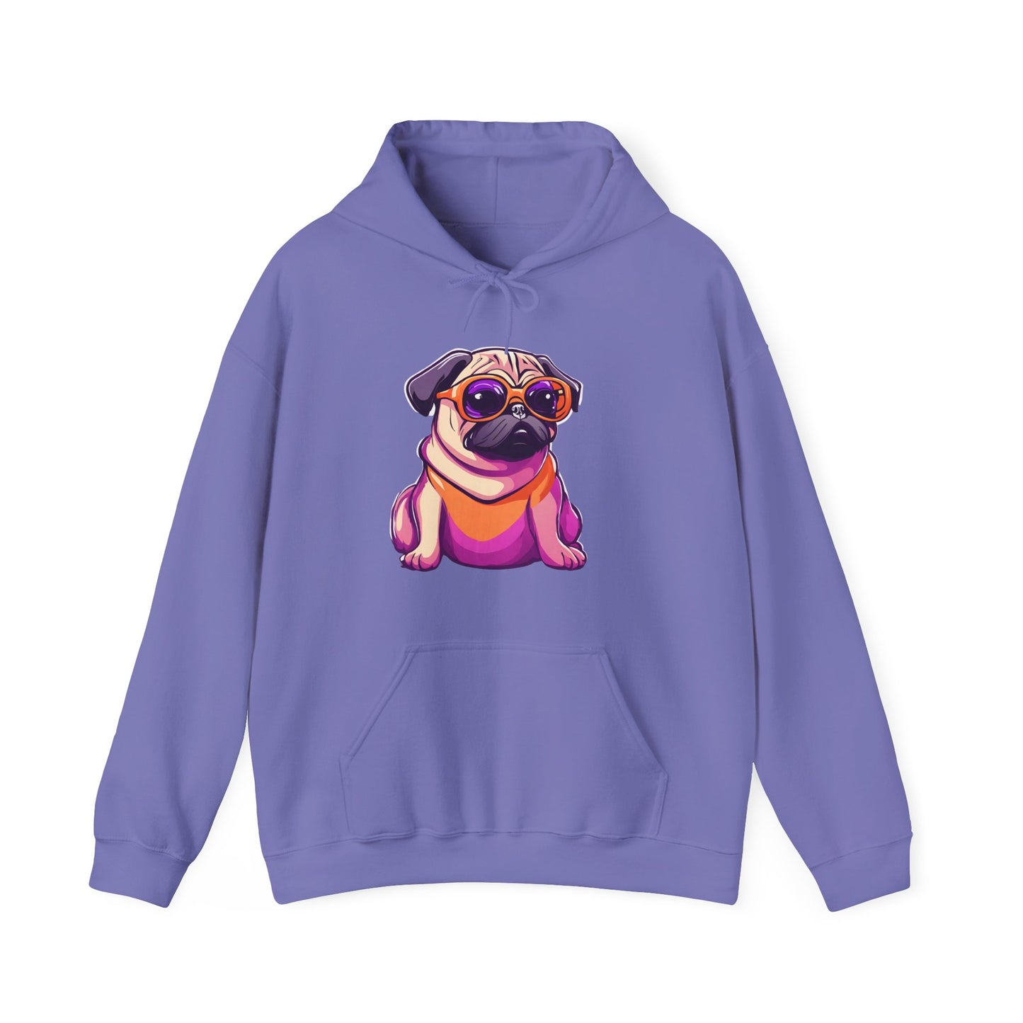 Cool Sassy Pug Unisex Heavy Blend™ Hooded Sweatshirt