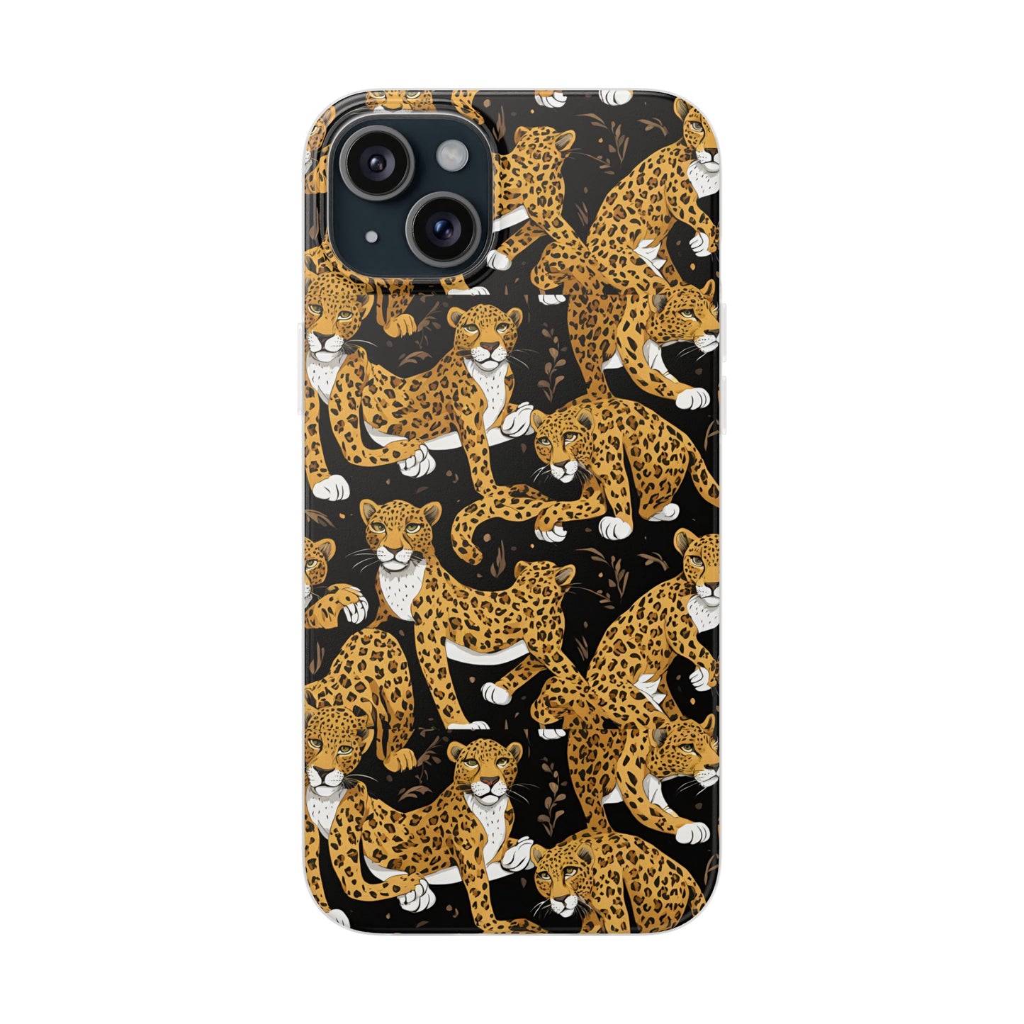 Leopard Phone Case, iPhone 15 14 13 , Samsung Galaxy Pixel Protective Case,Cat Lover Gift, Cat Lover Phone Case.Gift for Her, Gift for Mom