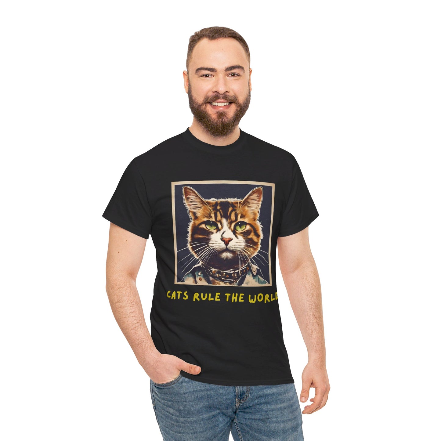 Cats Rule the World Unisex Jersey Short Sleeve Tee