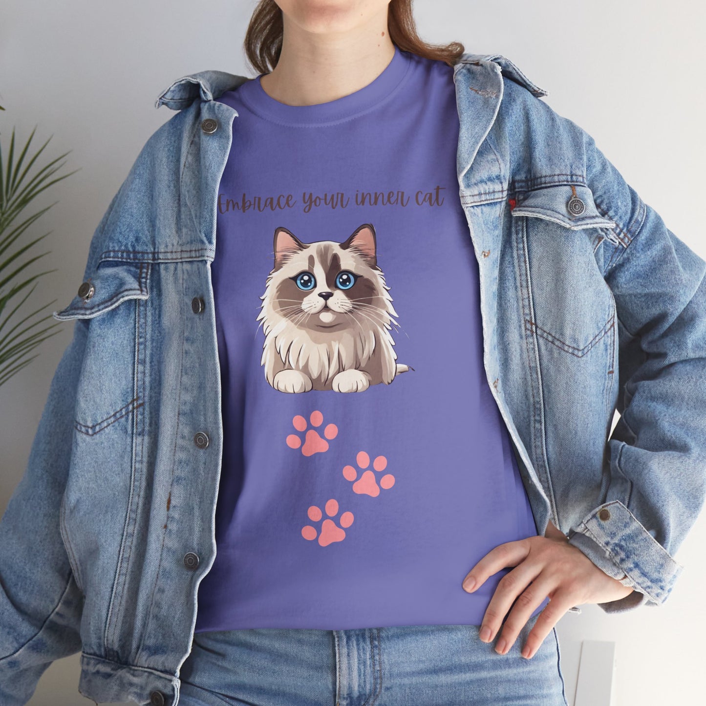 Ragdoll Cat T-Shirt Embrace Your Inner Cat Unisex Jersey Short Sleeve