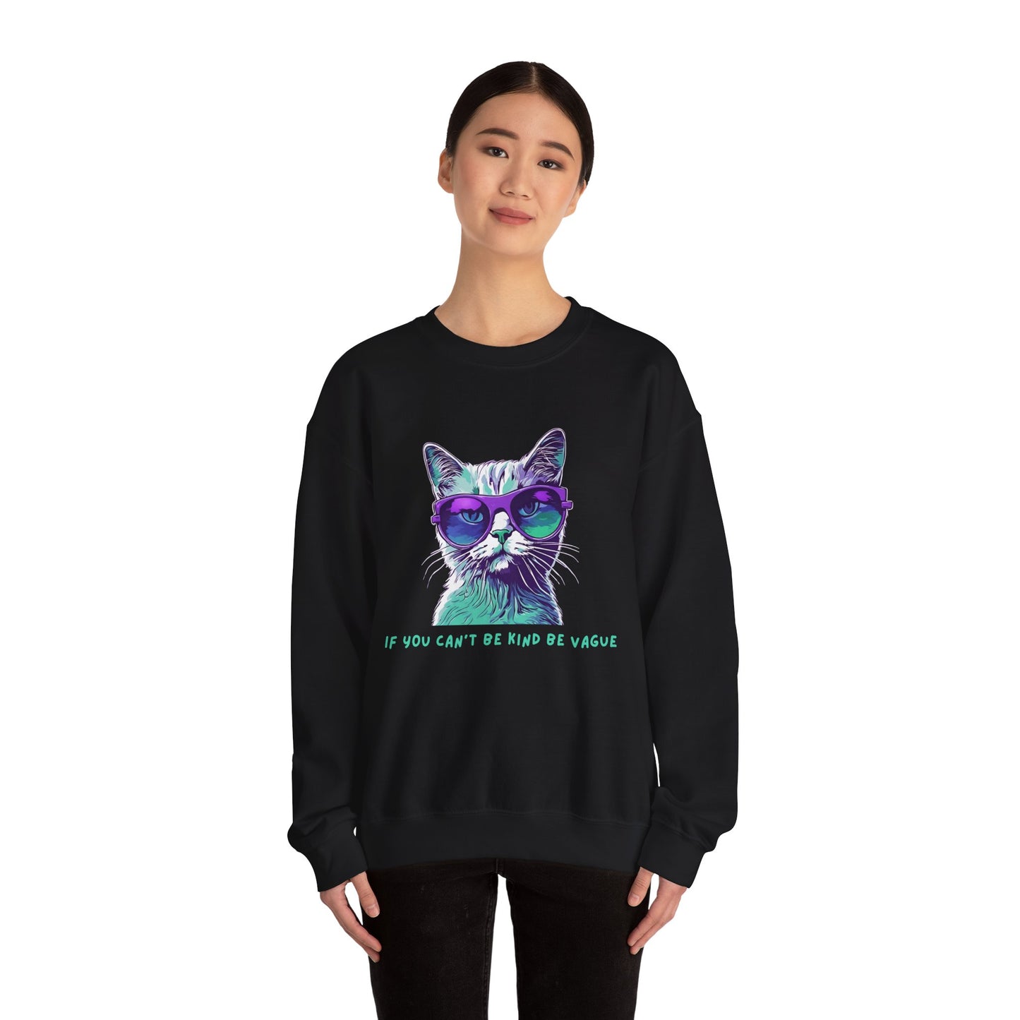 Sassy Cat Lover Unisex Heavy Blend™ Crewneck Sweatshirt