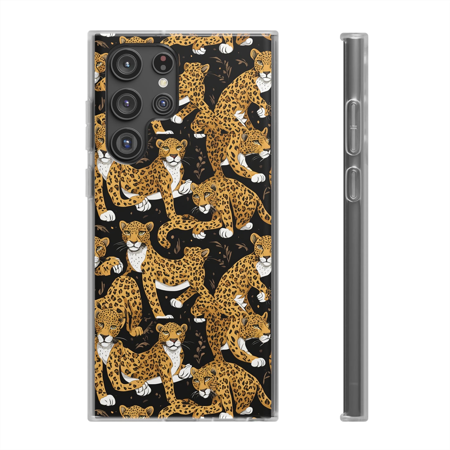 Leopard Phone Case, iPhone 15 14 13 , Samsung Galaxy Pixel Protective Case,Cat Lover Gift, Cat Lover Phone Case.Gift for Her, Gift for Mom