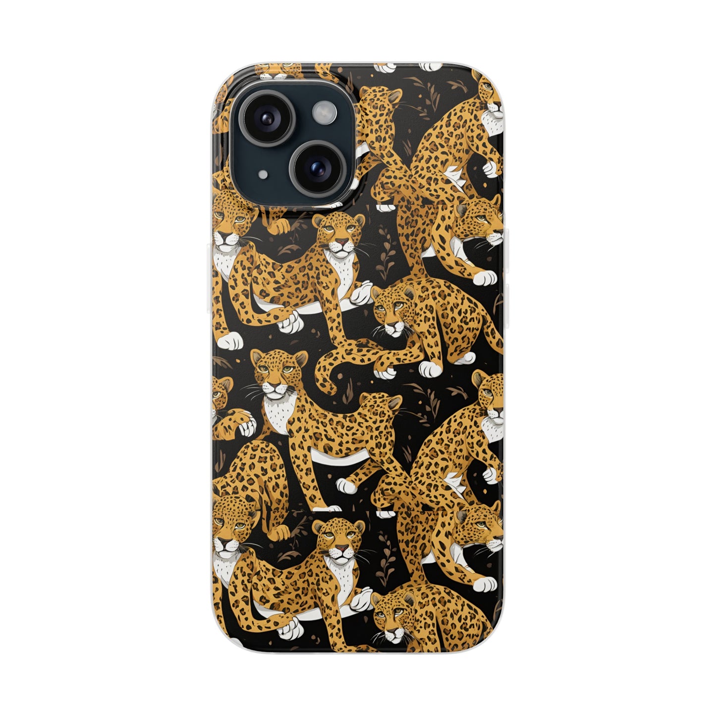 Leopard Phone Case, iPhone 15 14 13 , Samsung Galaxy Pixel Protective Case,Cat Lover Gift, Cat Lover Phone Case.Gift for Her, Gift for Mom