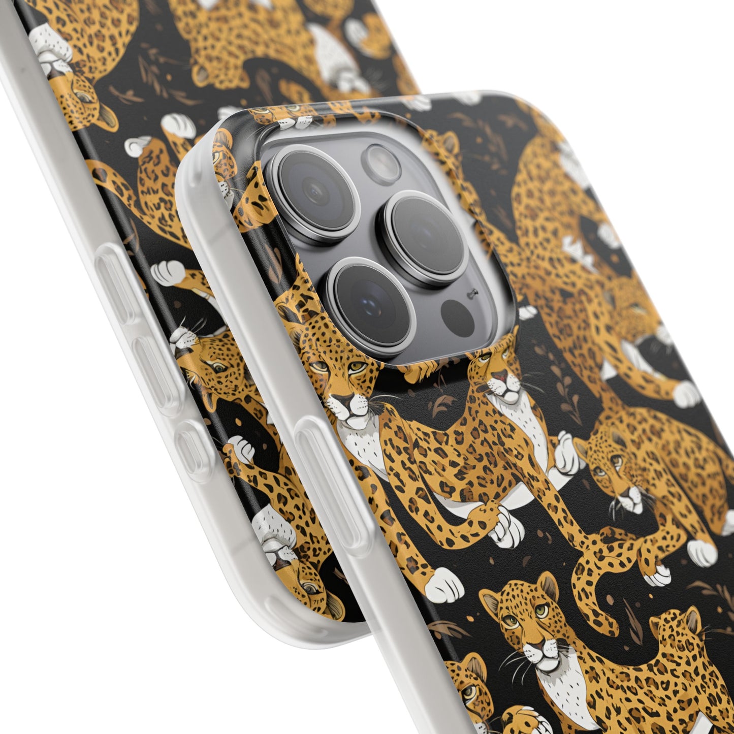 Leopard Phone Case, iPhone 15 14 13 , Samsung Galaxy Pixel Protective Case,Cat Lover Gift, Cat Lover Phone Case.Gift for Her, Gift for Mom