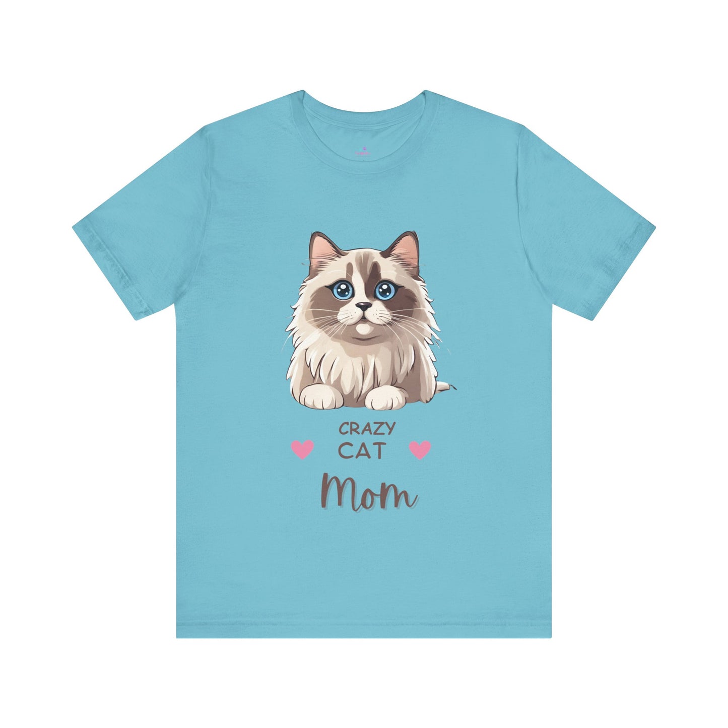 Crazy Cat Mom Ragdoll Unisex Jersey Short Sleeve Tee  Cat Funny Cat Love  Kitten Kids Tee Animal Lover Gift