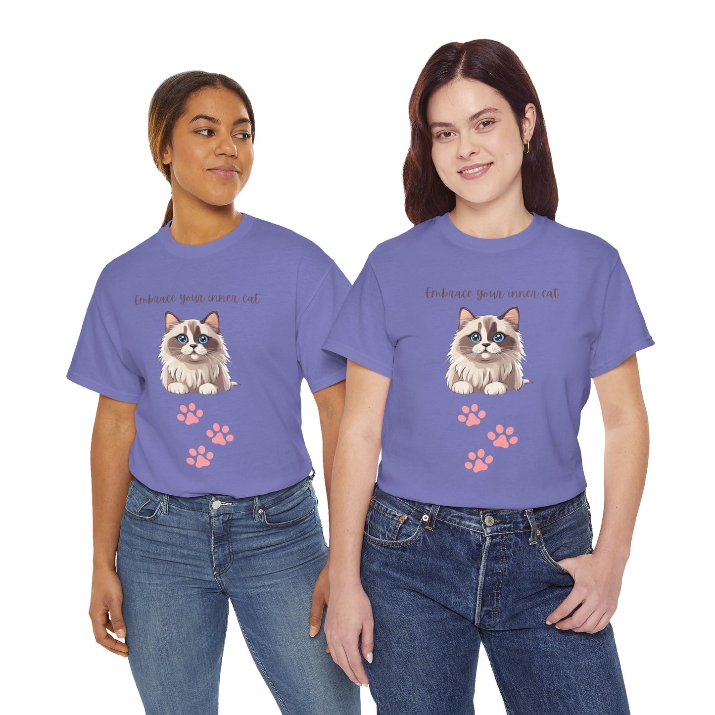 Ragdoll Cat T-Shirt Embrace Your Inner Cat Unisex Jersey Short Sleeve