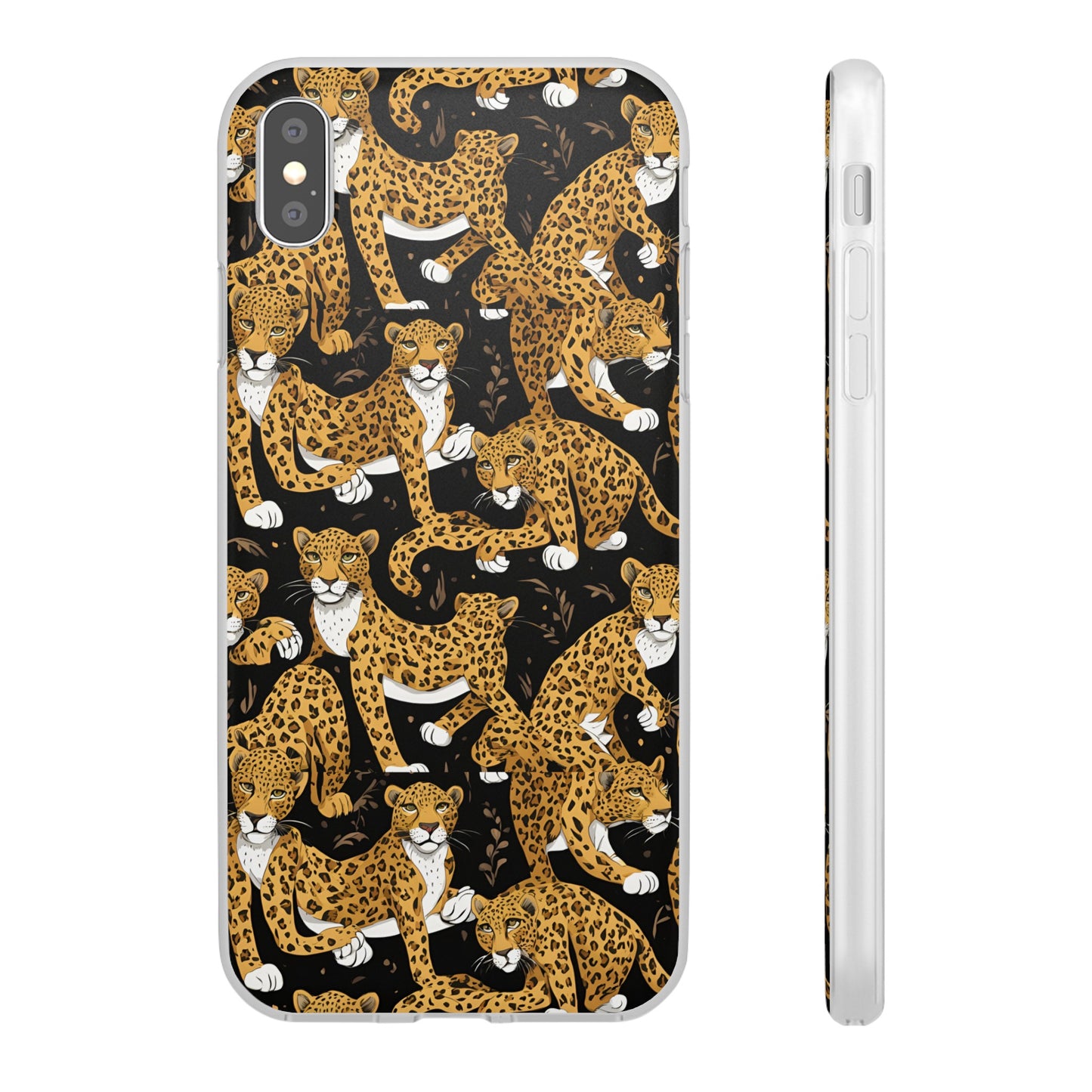 Leopard Phone Case, iPhone 15 14 13 , Samsung Galaxy Pixel Protective Case,Cat Lover Gift, Cat Lover Phone Case.Gift for Her, Gift for Mom