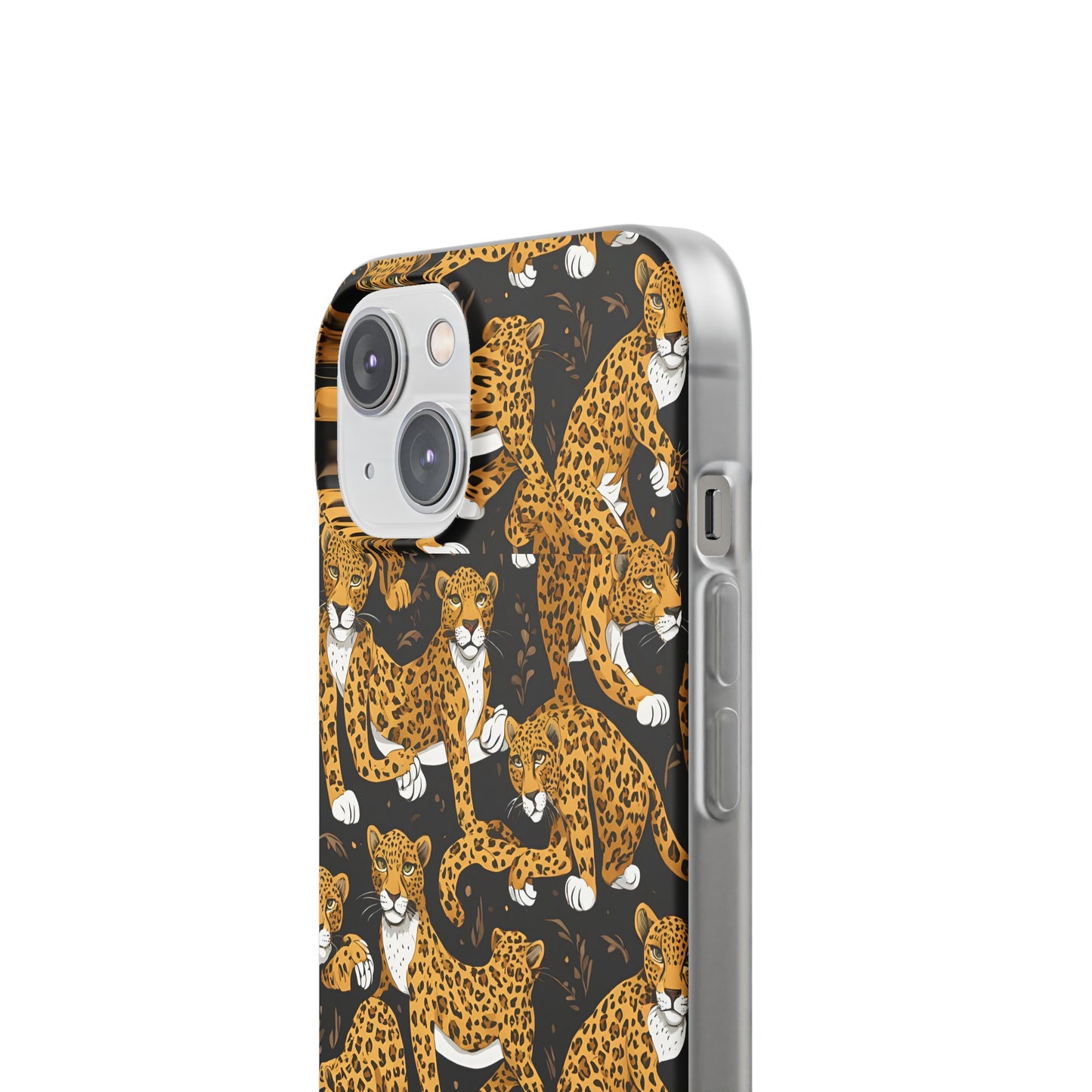 Leopard Phone Case, iPhone 15 14 13 , Samsung Galaxy Pixel Protective Case,Cat Lover Gift, Cat Lover Phone Case.Gift for Her, Gift for Mom