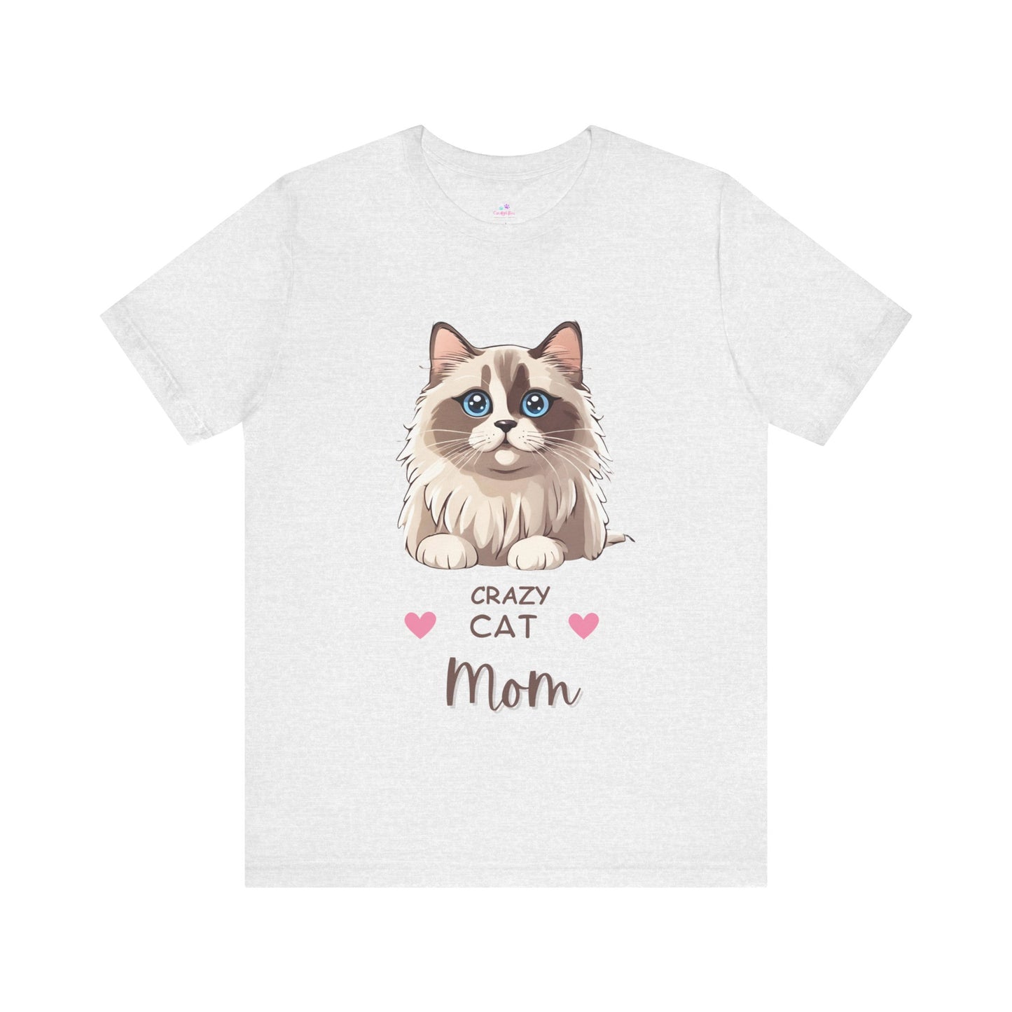 Crazy Cat Mom Ragdoll Unisex Jersey Short Sleeve Tee  Cat Funny Cat Love  Kitten Kids Tee Animal Lover Gift