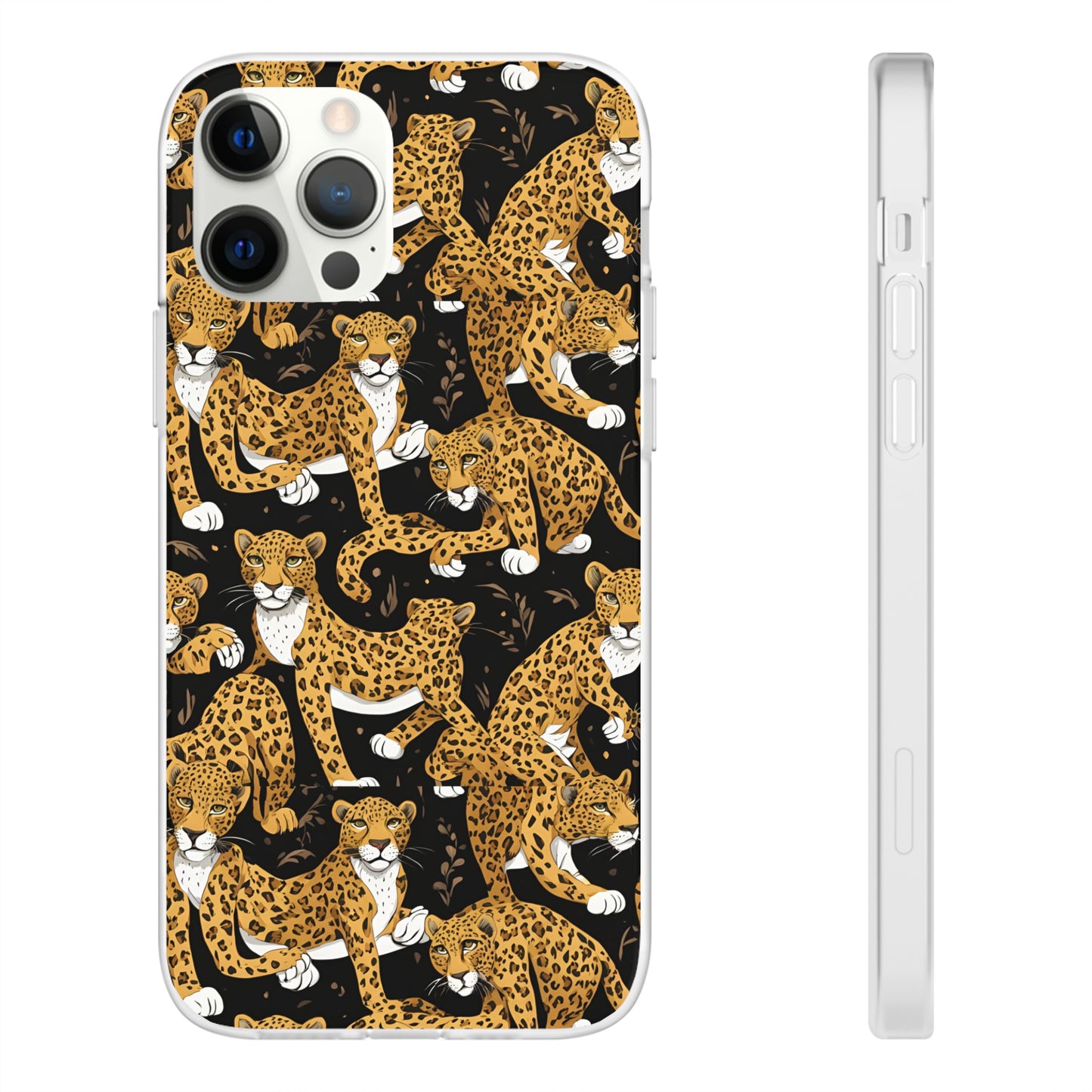 Leopard Phone Case, iPhone 15 14 13 , Samsung Galaxy Pixel Protective Case,Cat Lover Gift, Cat Lover Phone Case.Gift for Her, Gift for Mom