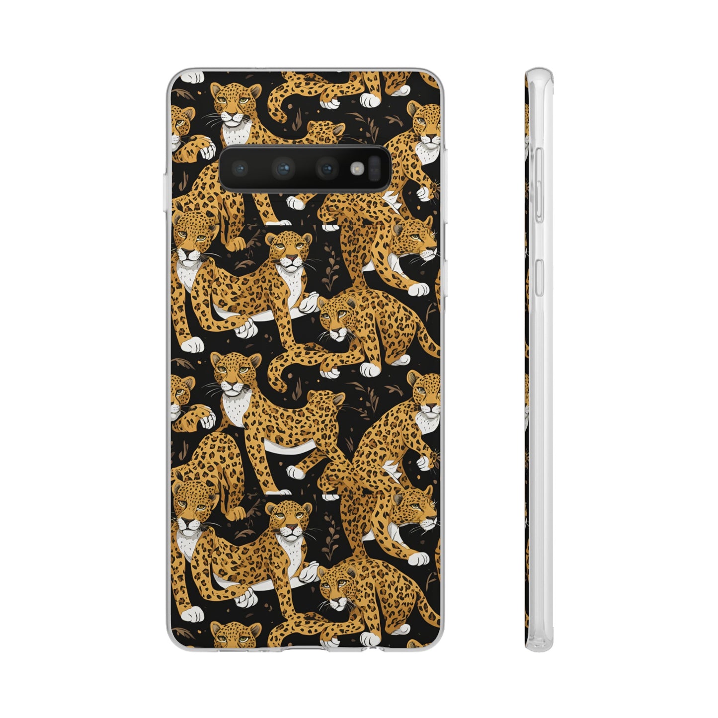 Leopard Phone Case, iPhone 15 14 13 , Samsung Galaxy Pixel Protective Case,Cat Lover Gift, Cat Lover Phone Case.Gift for Her, Gift for Mom